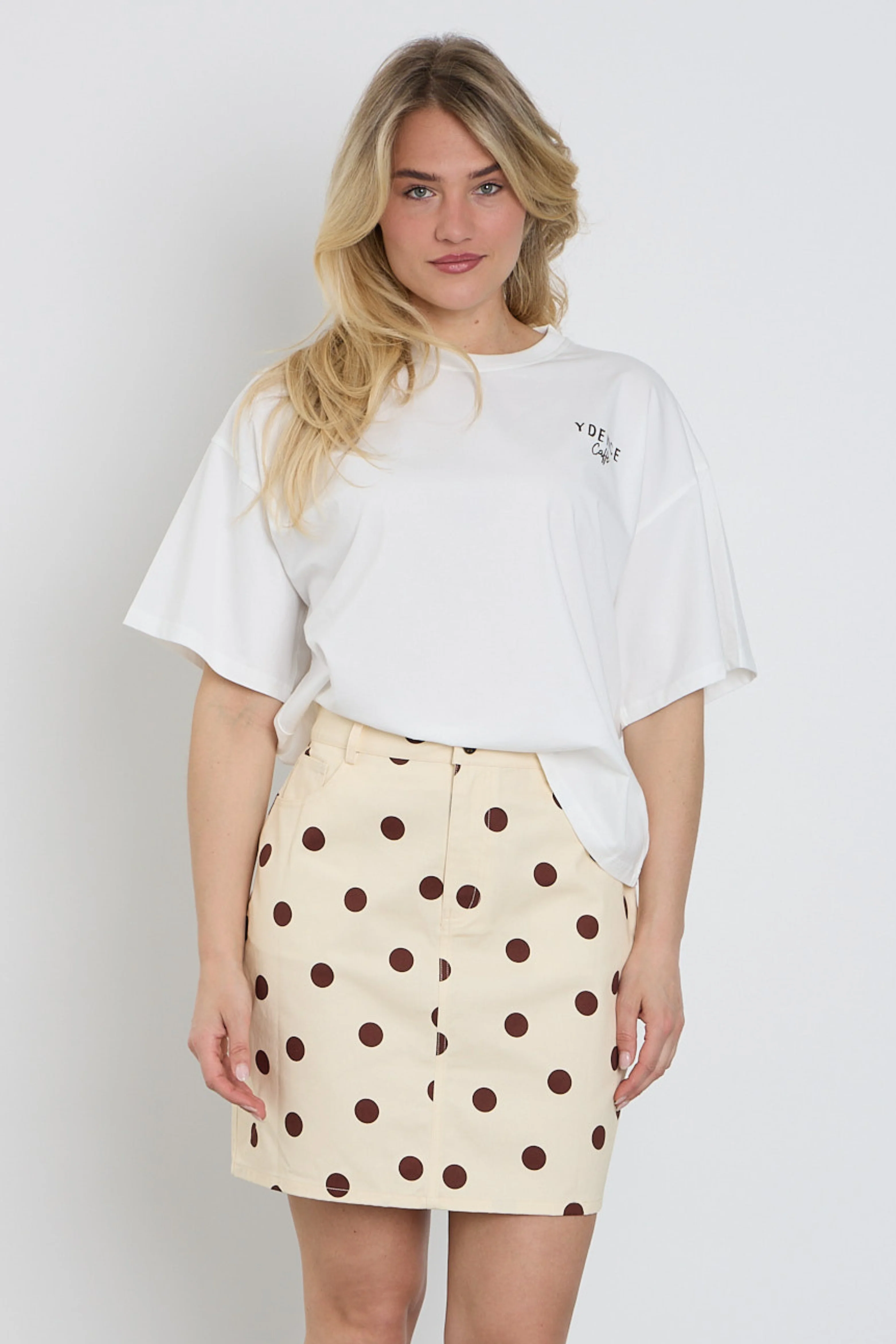 T-shirt Ydence Cafe Offwhite - Image 2