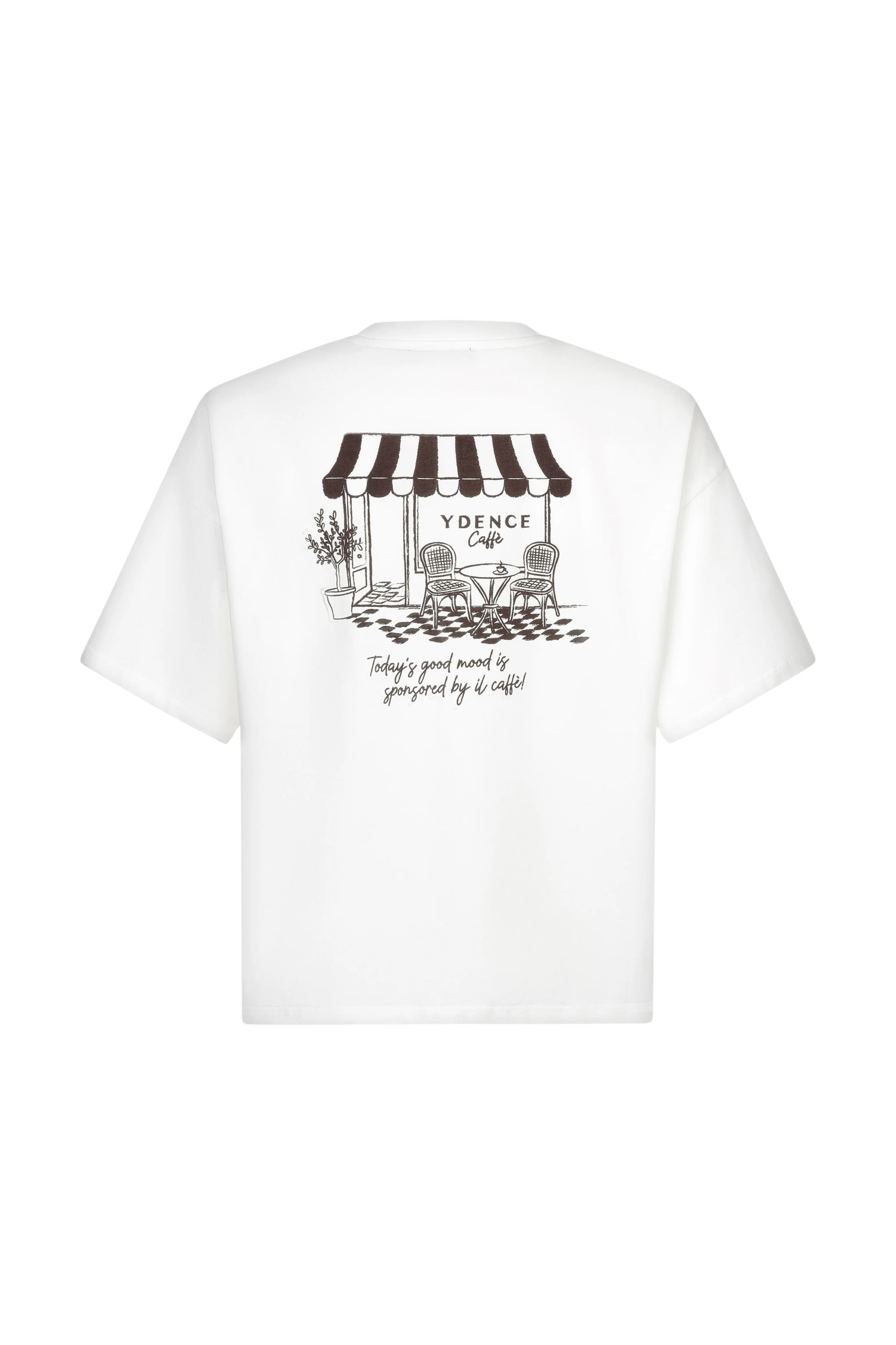 T-shirt Ydence Cafe Offwhite - Image 5