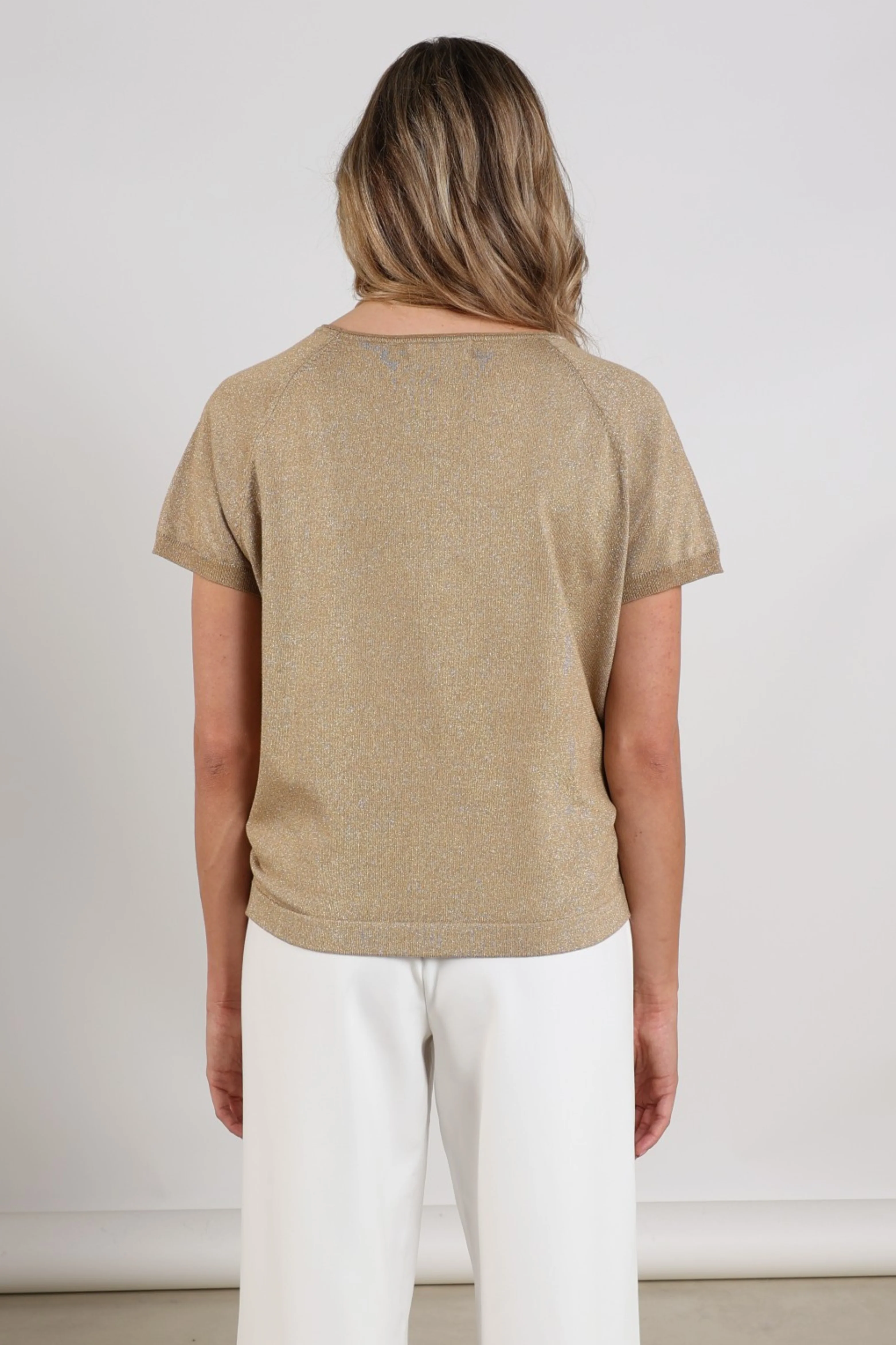 Top Anita Lurex Camel NKS01085 - Image 3