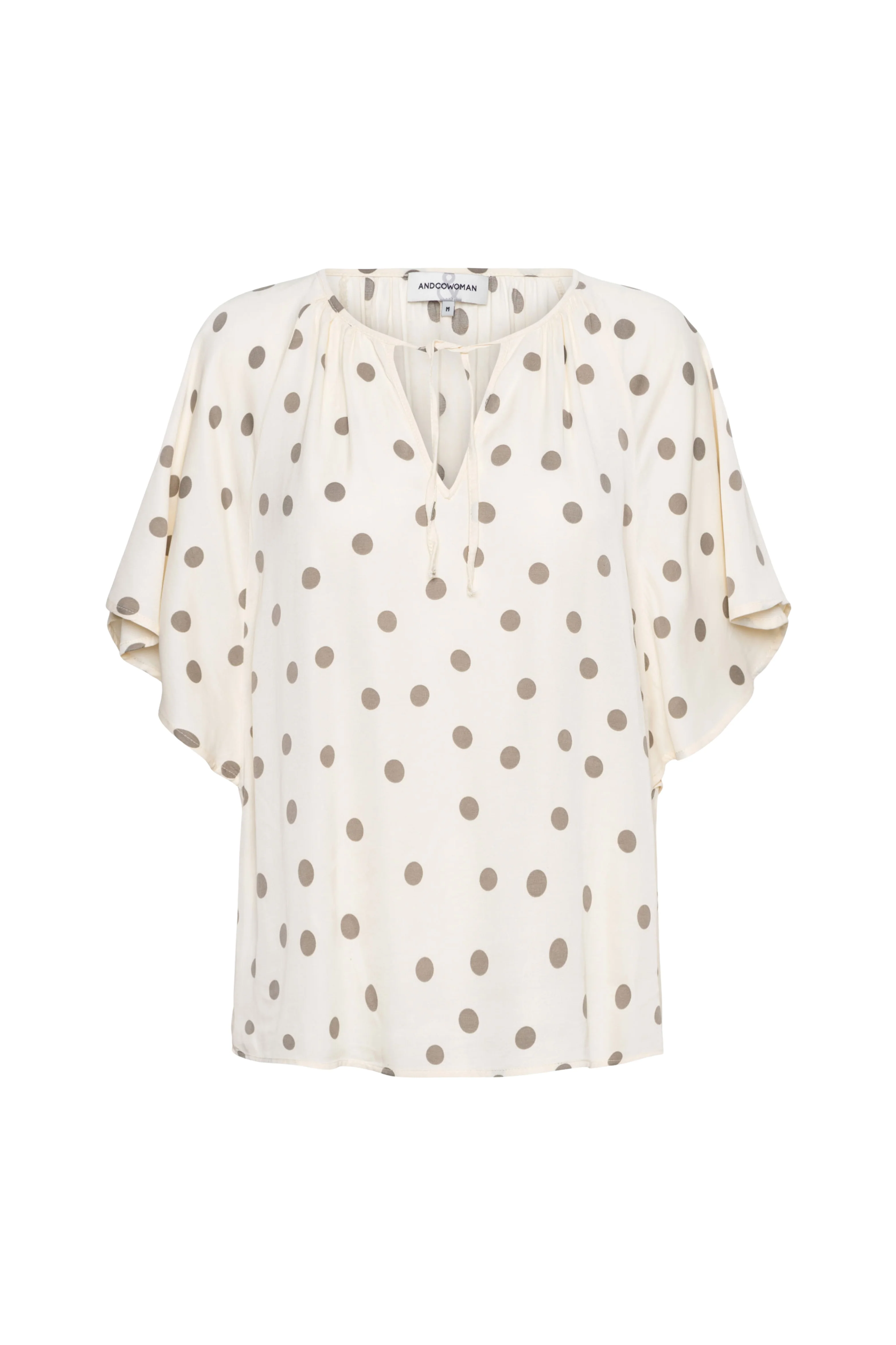 Top Axelle Dot Vanilla Khaki TO369 - Image 2