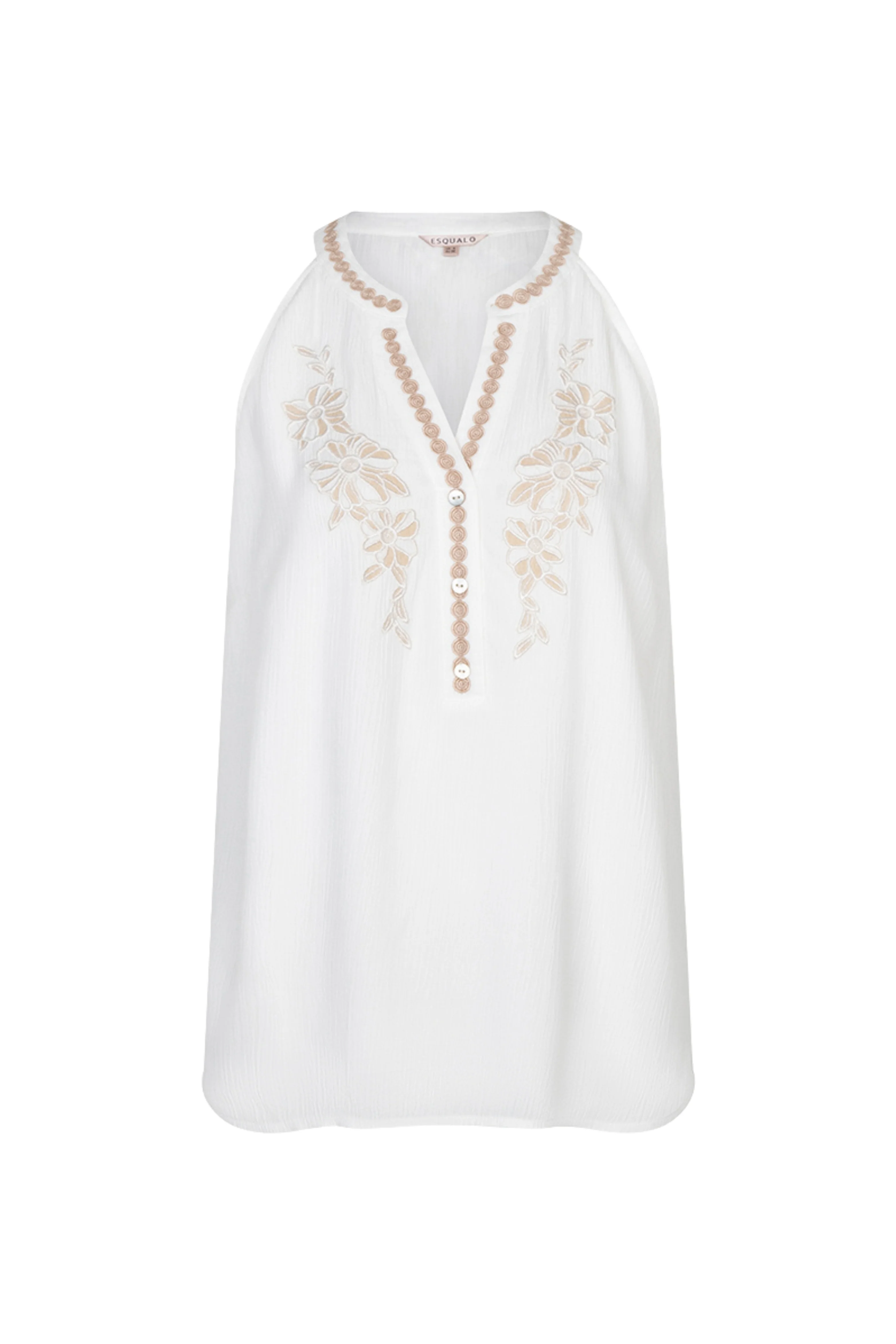 Top Embroidery Crinkle Offwhite HS26.14221 - Image 2