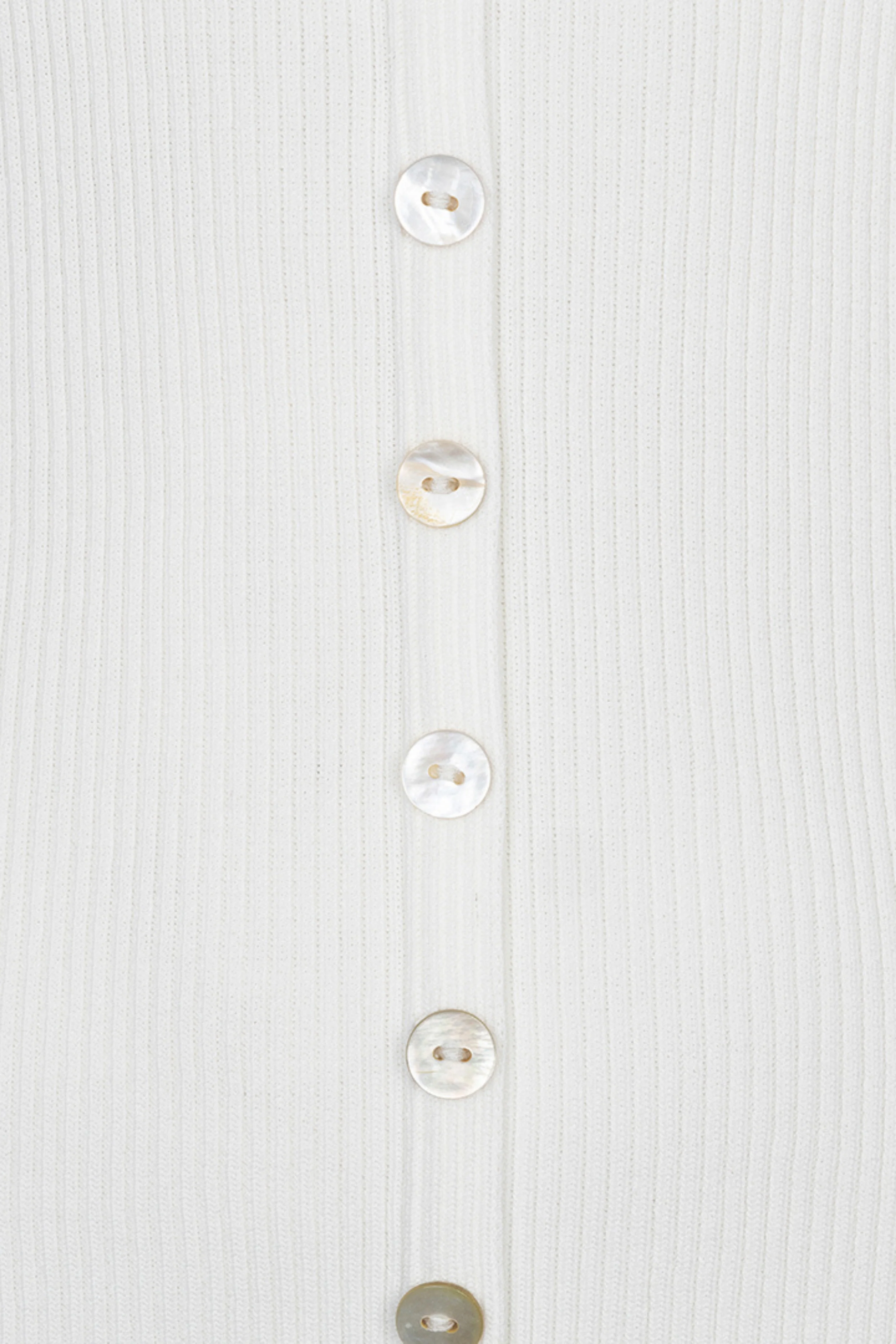 Top Fake Placket Knit Offwhite HS26.07208 - Image 8