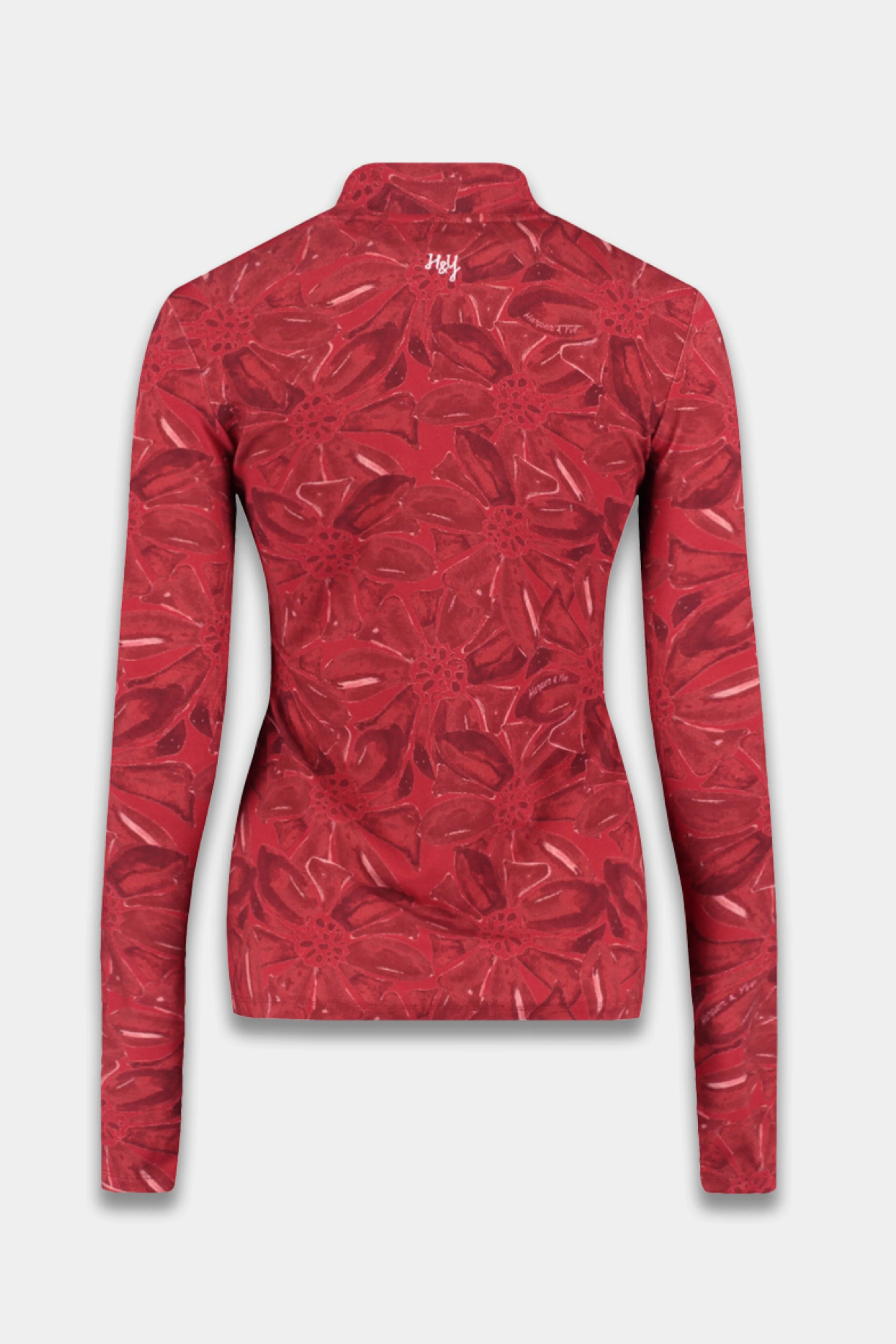 Top Jane Ruby Red Flower AW25T504 - Image 3