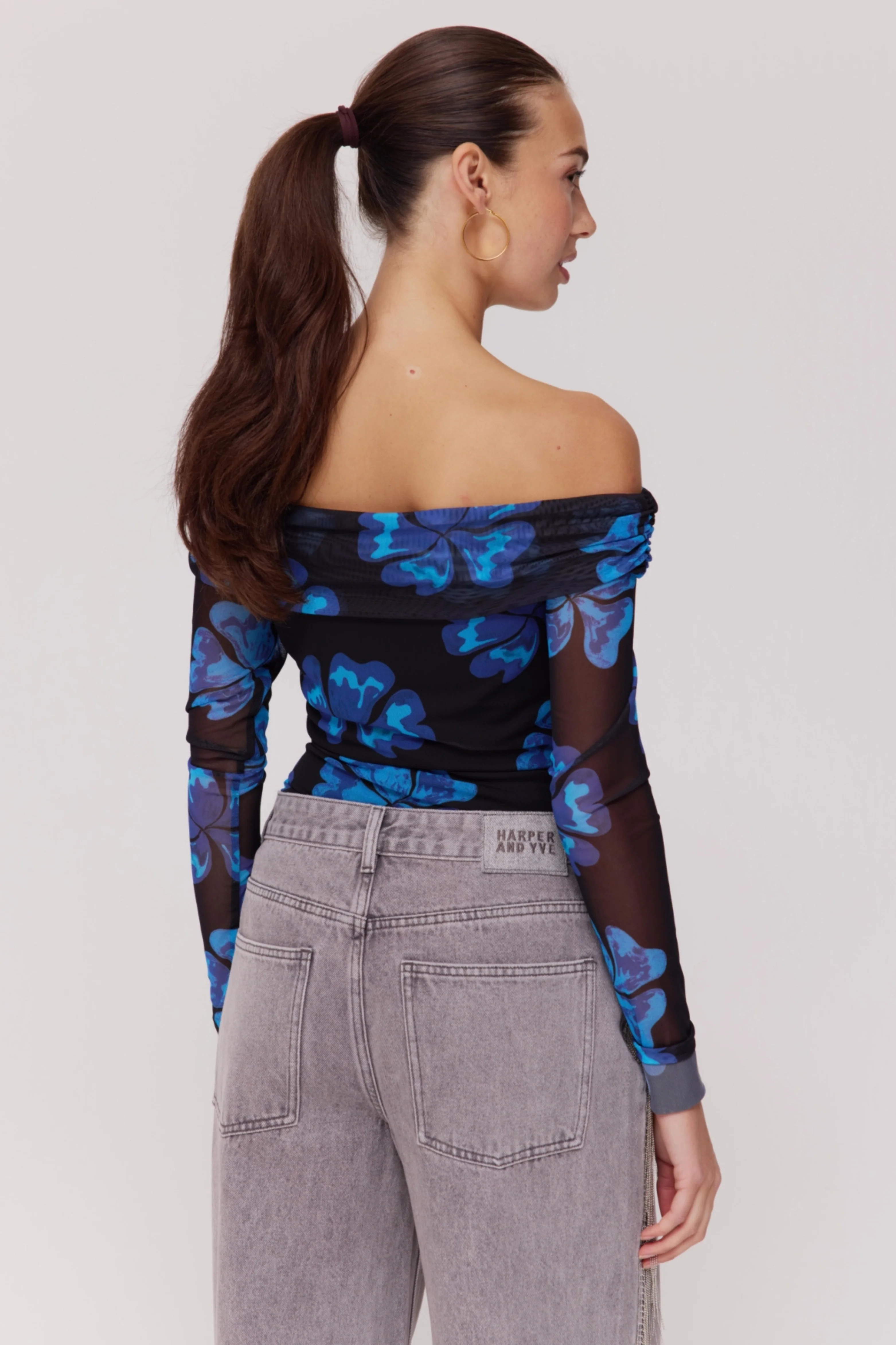 Top Jenny Blue Bloom SS6T501 - Image 3