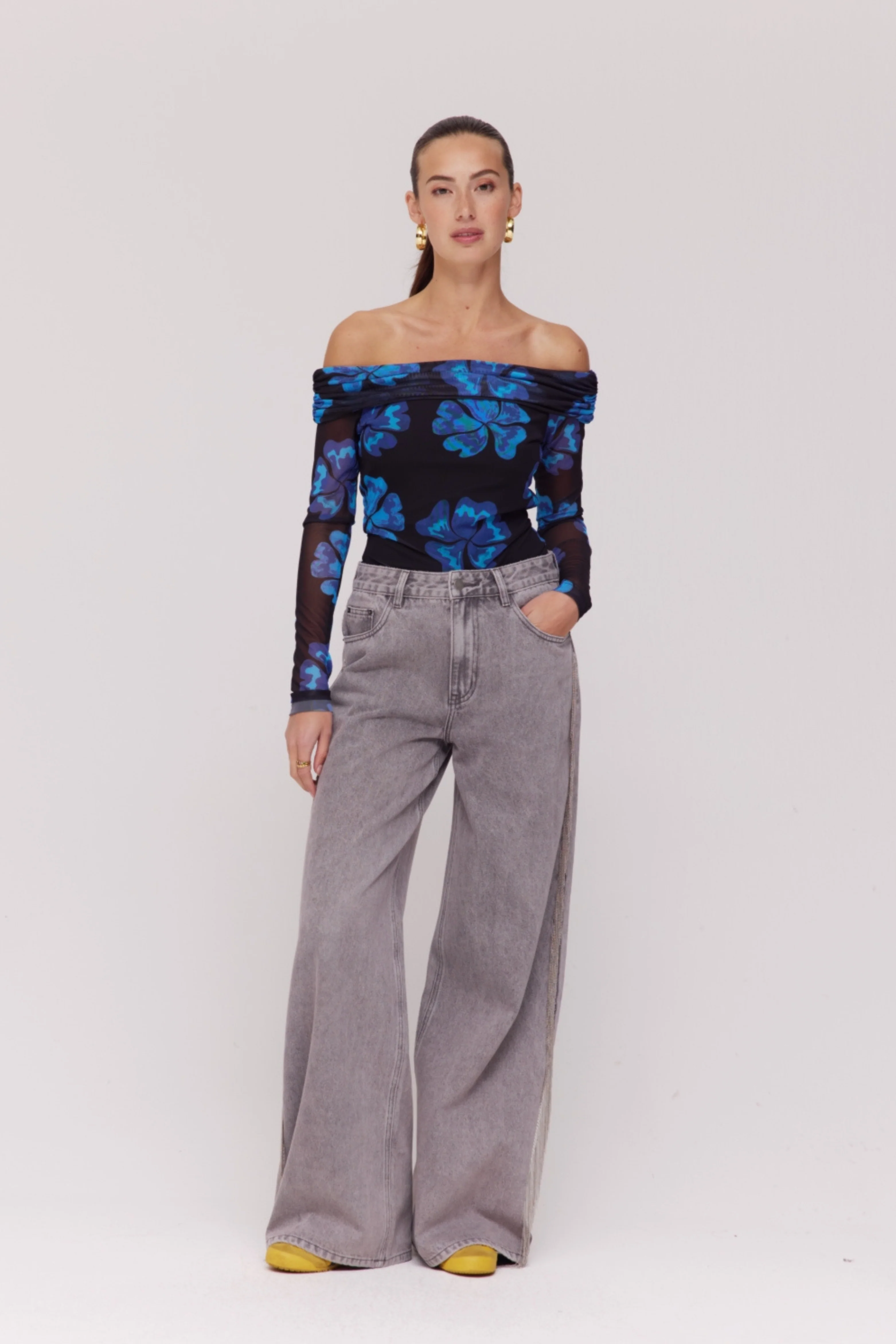 Top Jenny Blue Bloom SS6T501 - Image 5