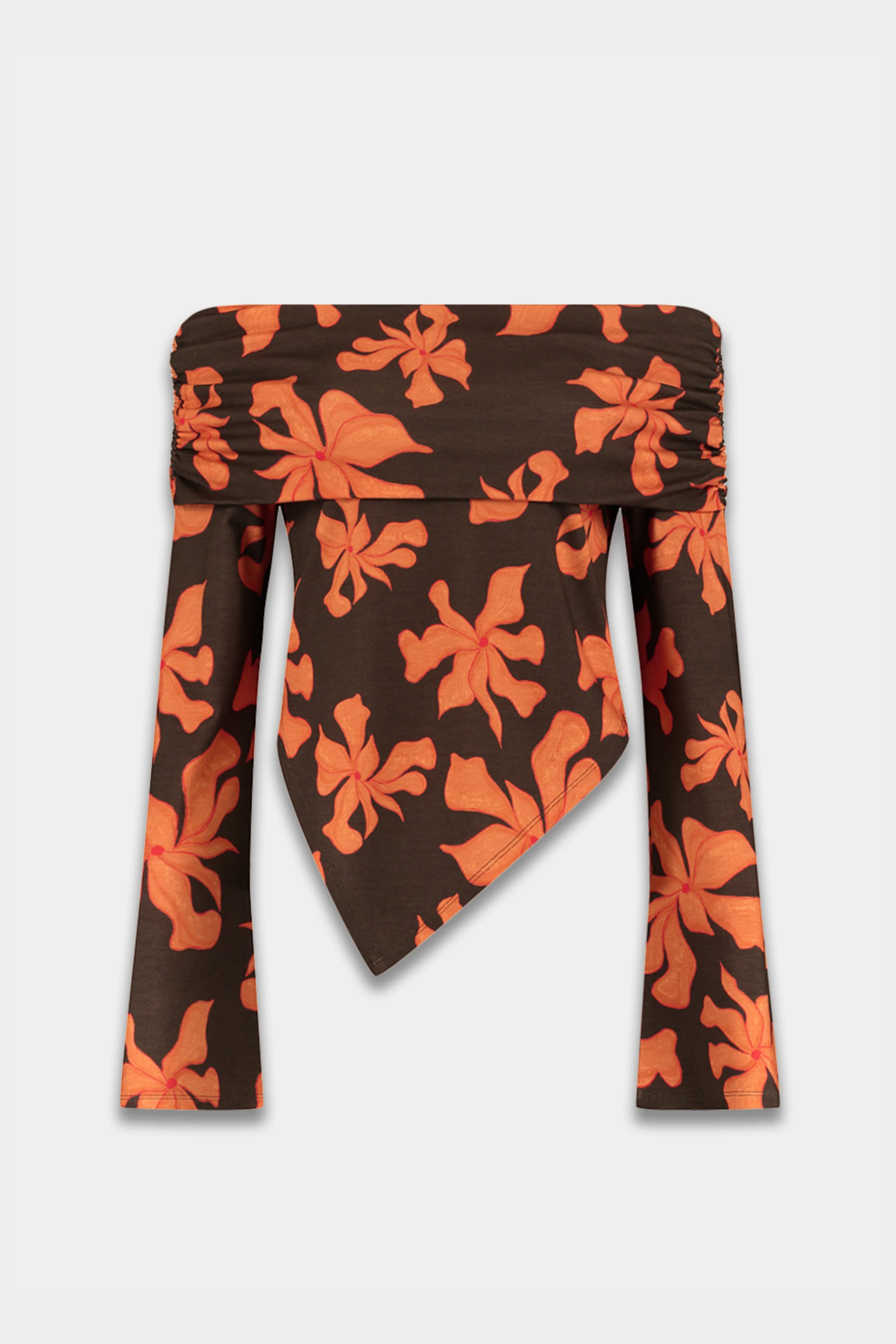 Top Jesse Wild Flower Orange SS6T505 - Image 2