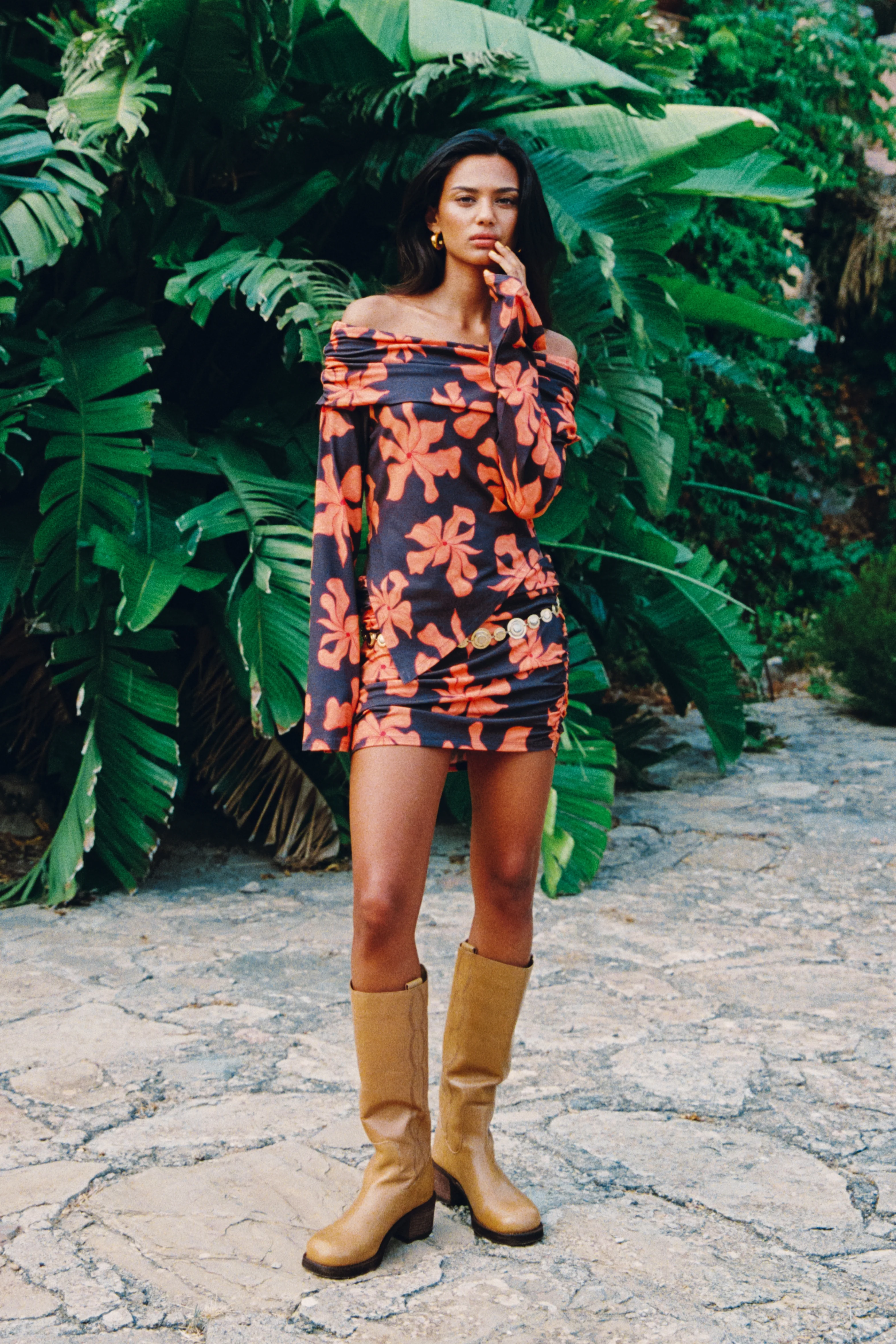 Top Jesse Wild Flower Orange SS6T505 - Image 8