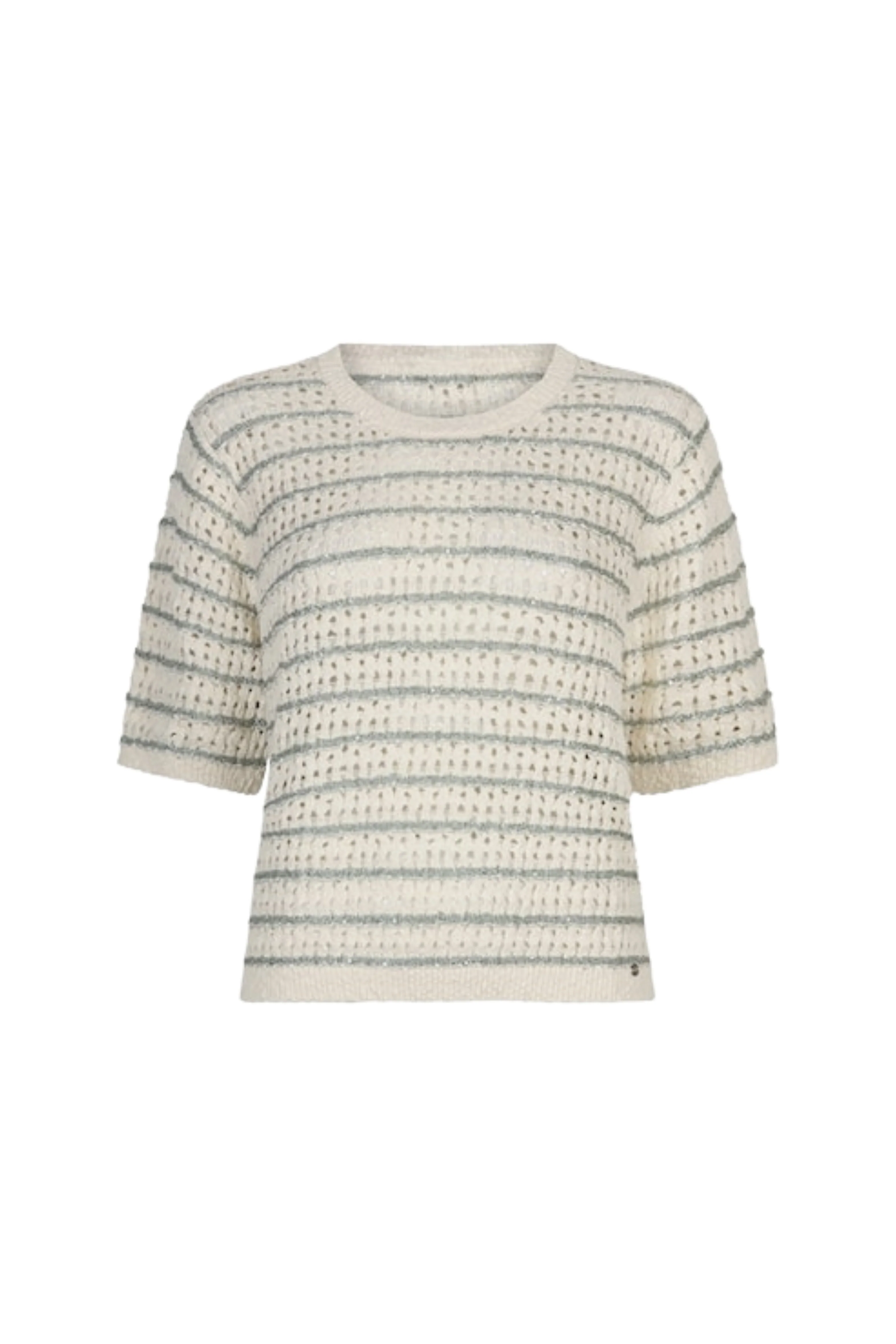 Top Jolene Stripe Light Khaki SRB4950 - Image 2