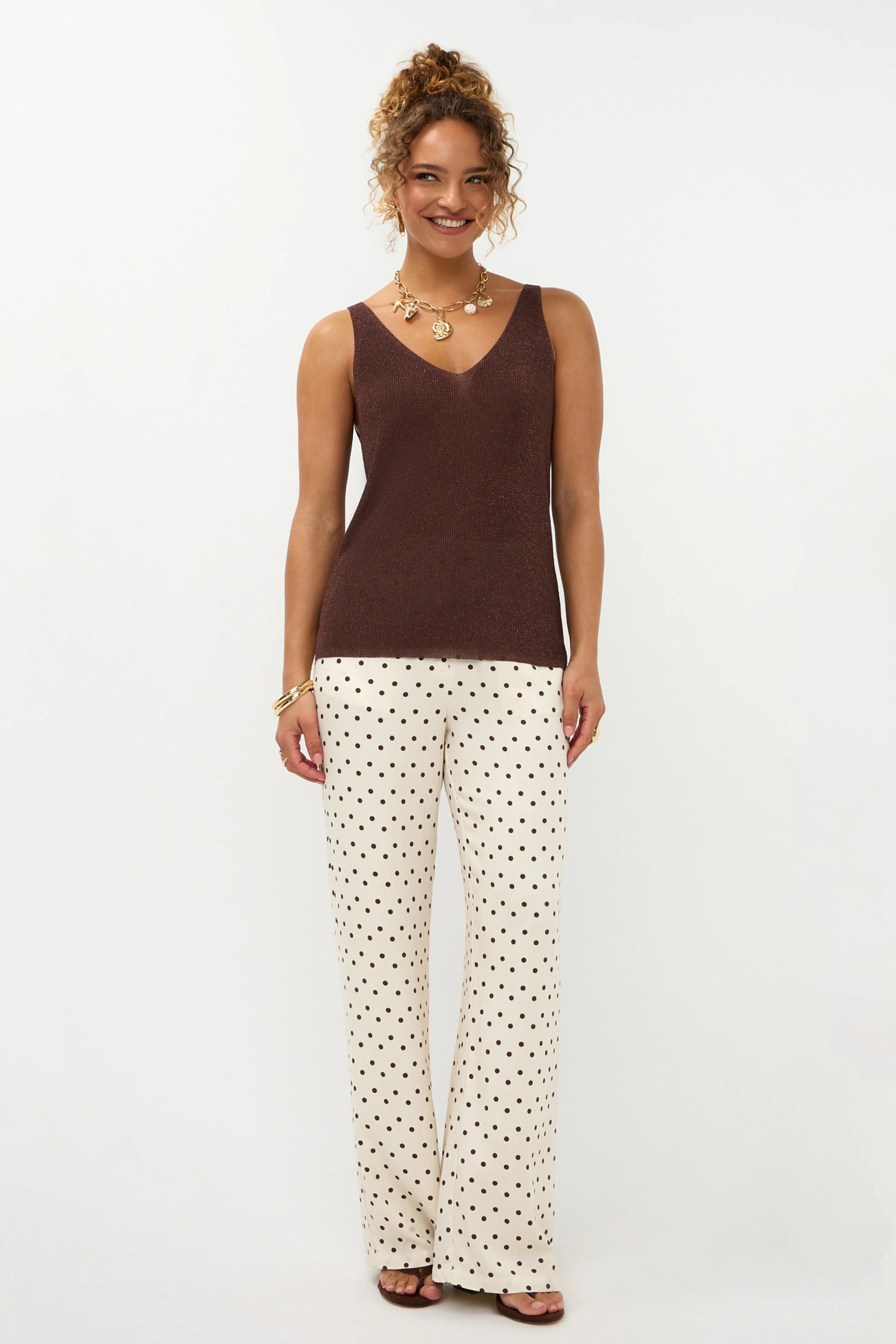 Top Knitted Lux Brown - Image 6