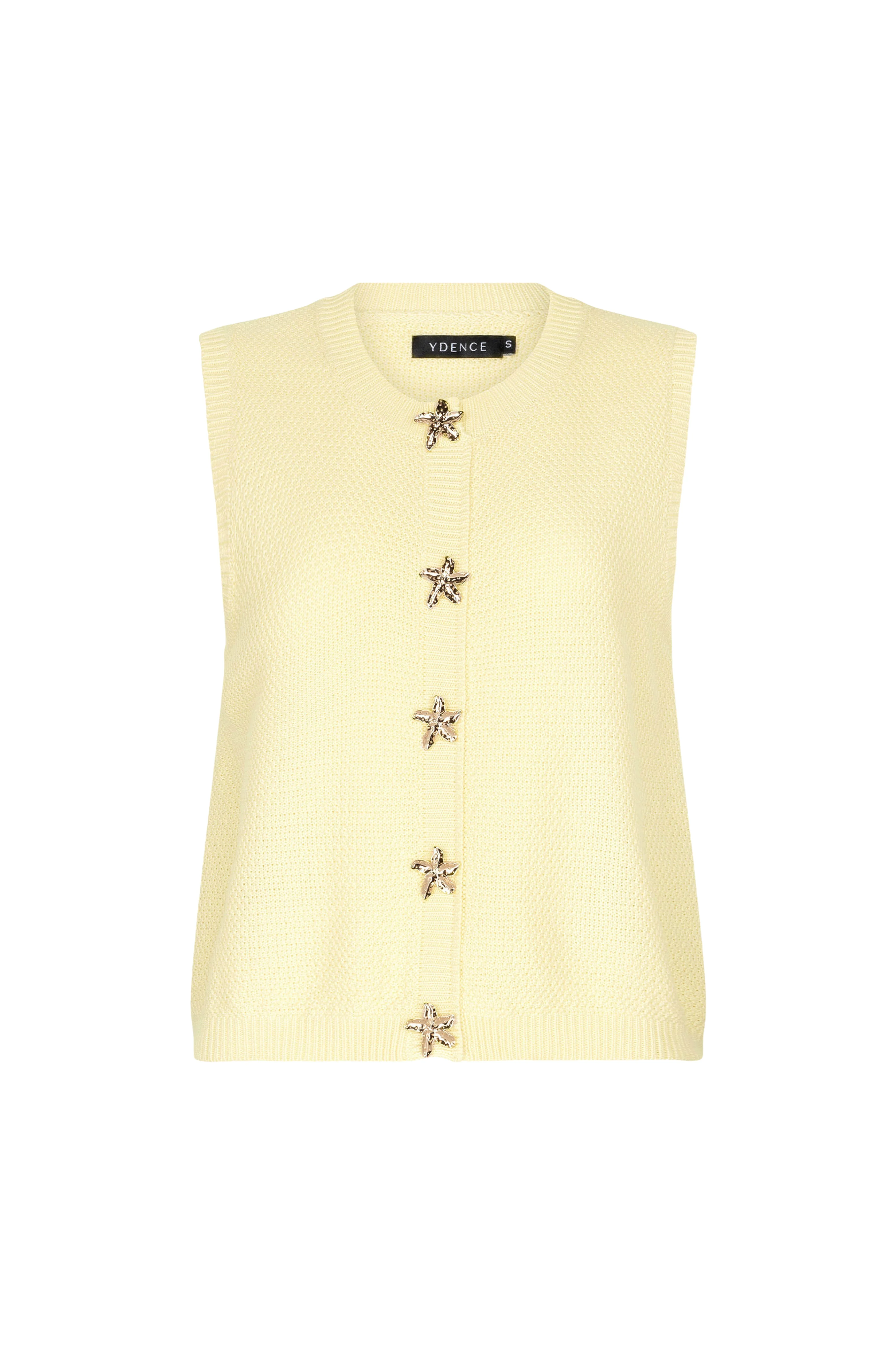 Top Knitted Mona Soft Yellow - Image 3