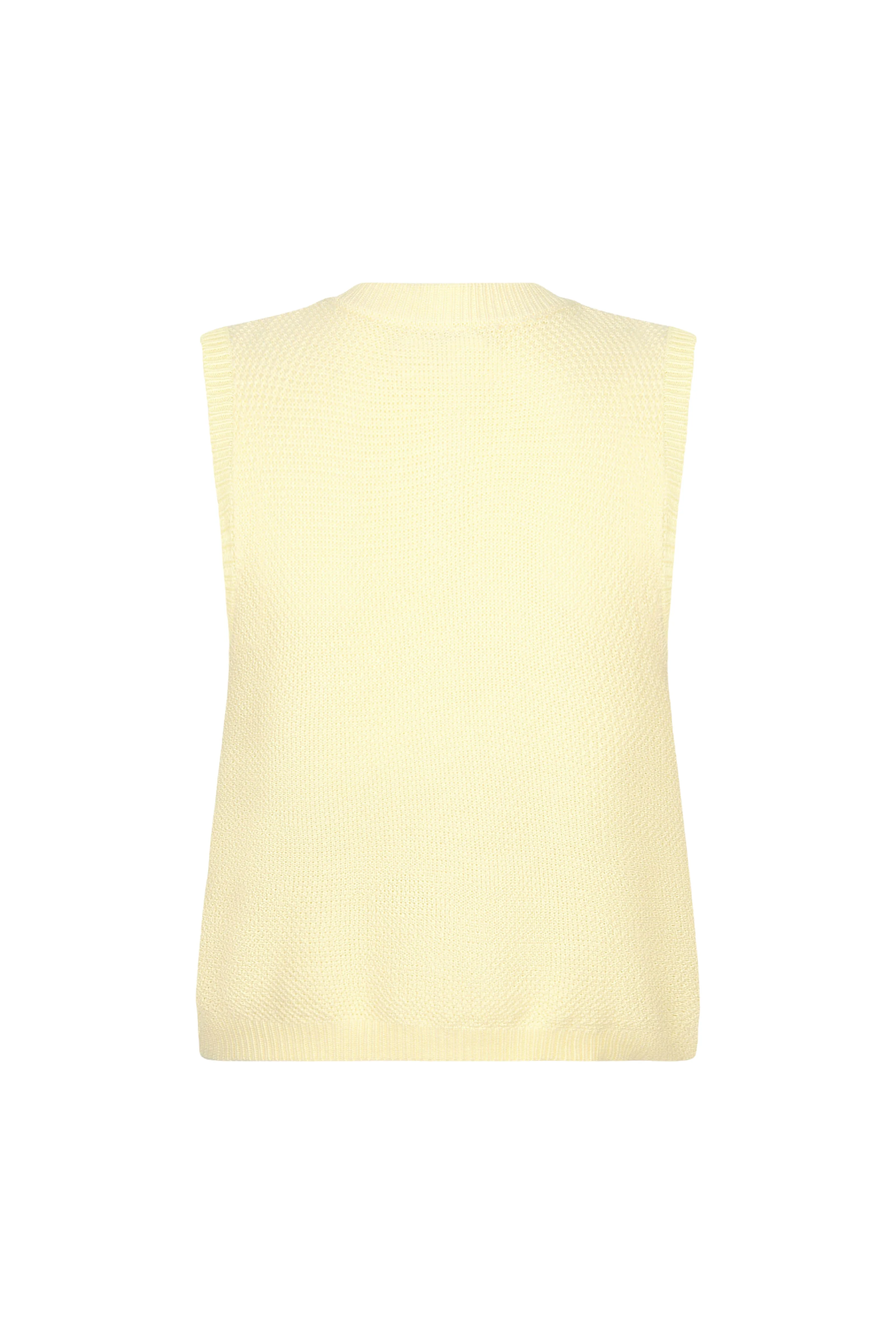 Top Knitted Mona Soft Yellow - Image 4