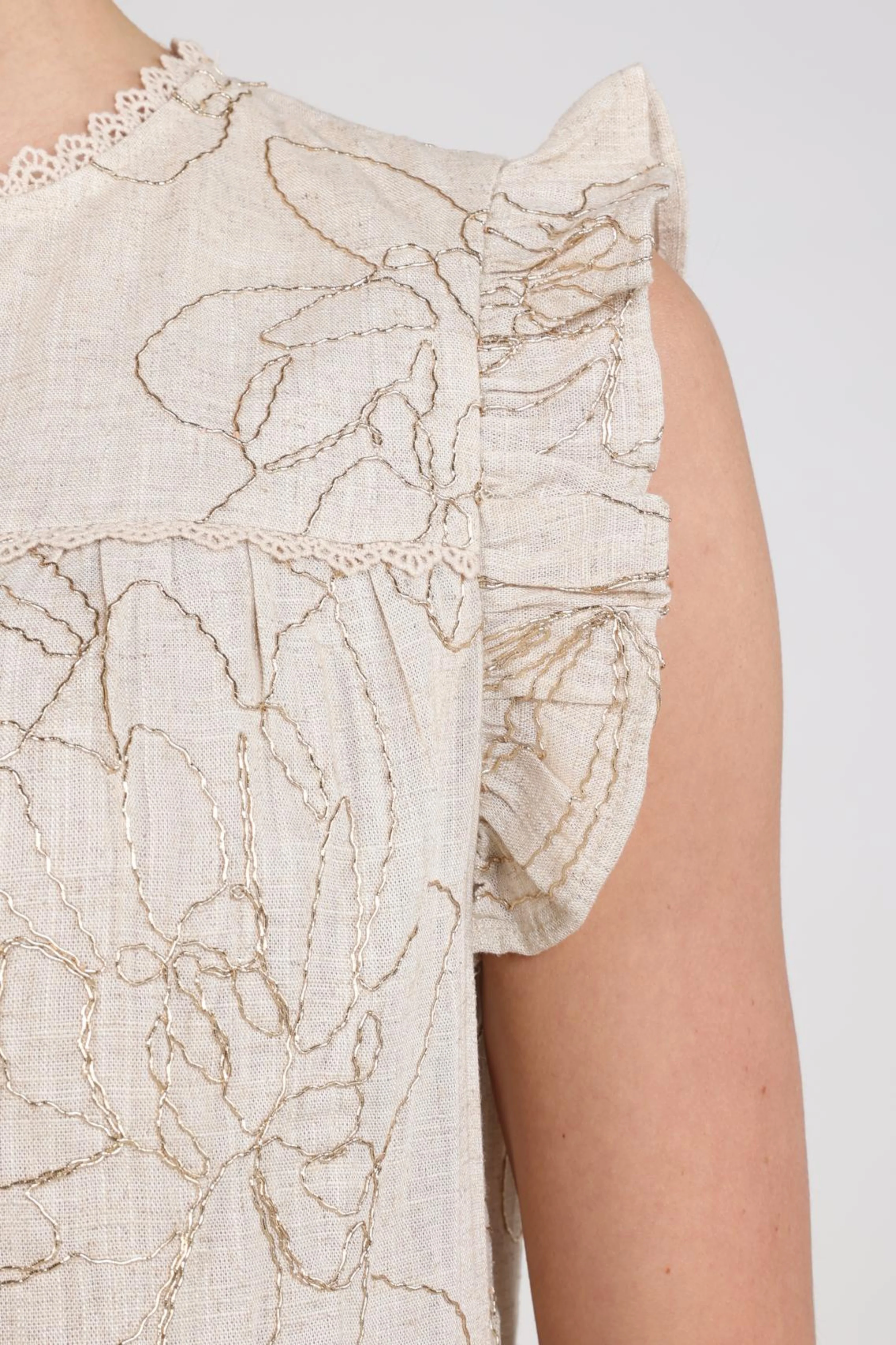 Top Lori Embroidery Sand NKS01118 - Image 12