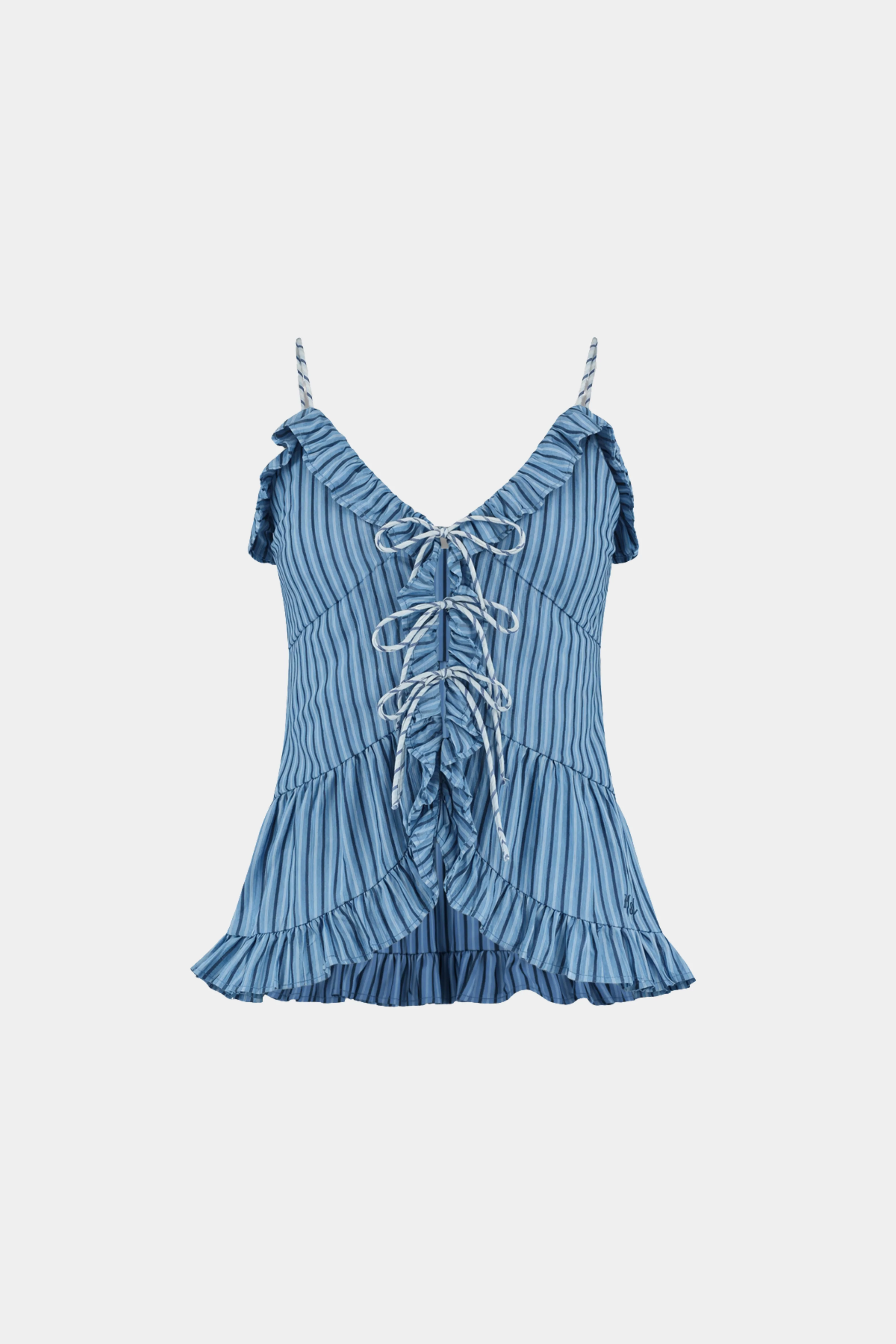 Top Maren Blue Stripe HS6P405 - Image 2