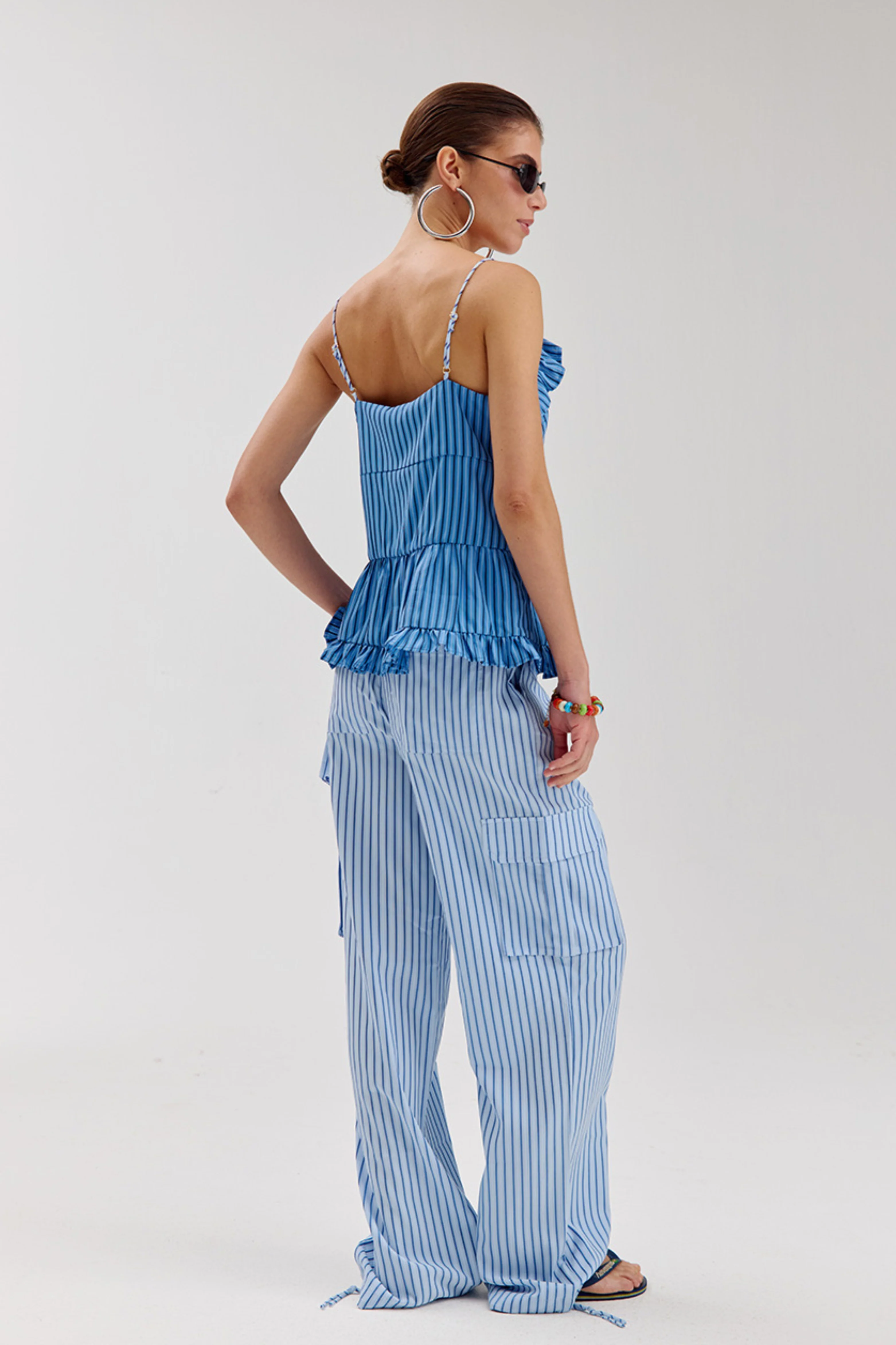 Top Maren Blue Stripe HS6P405 - Image 5