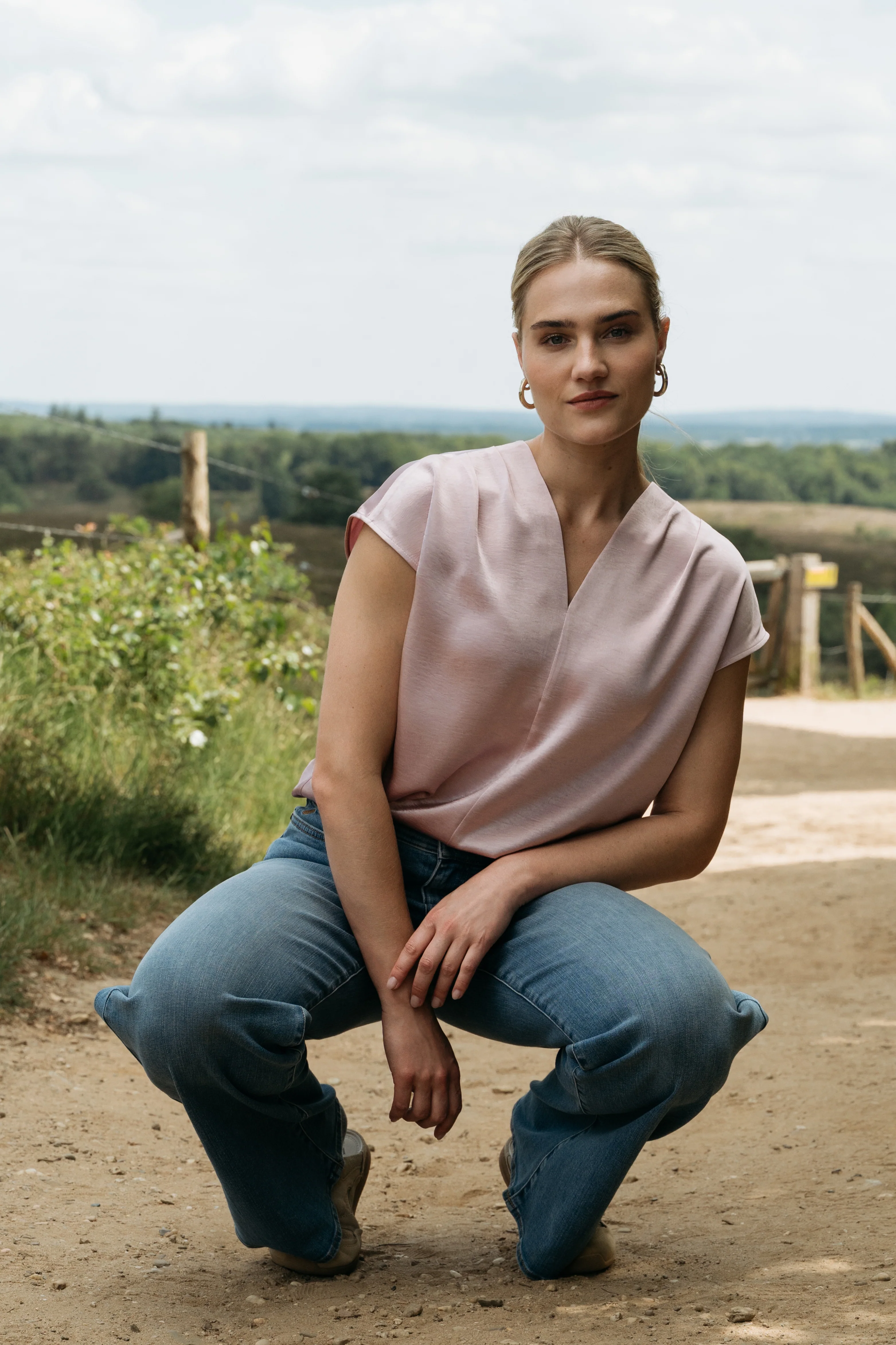 Top Melice Slate Rose