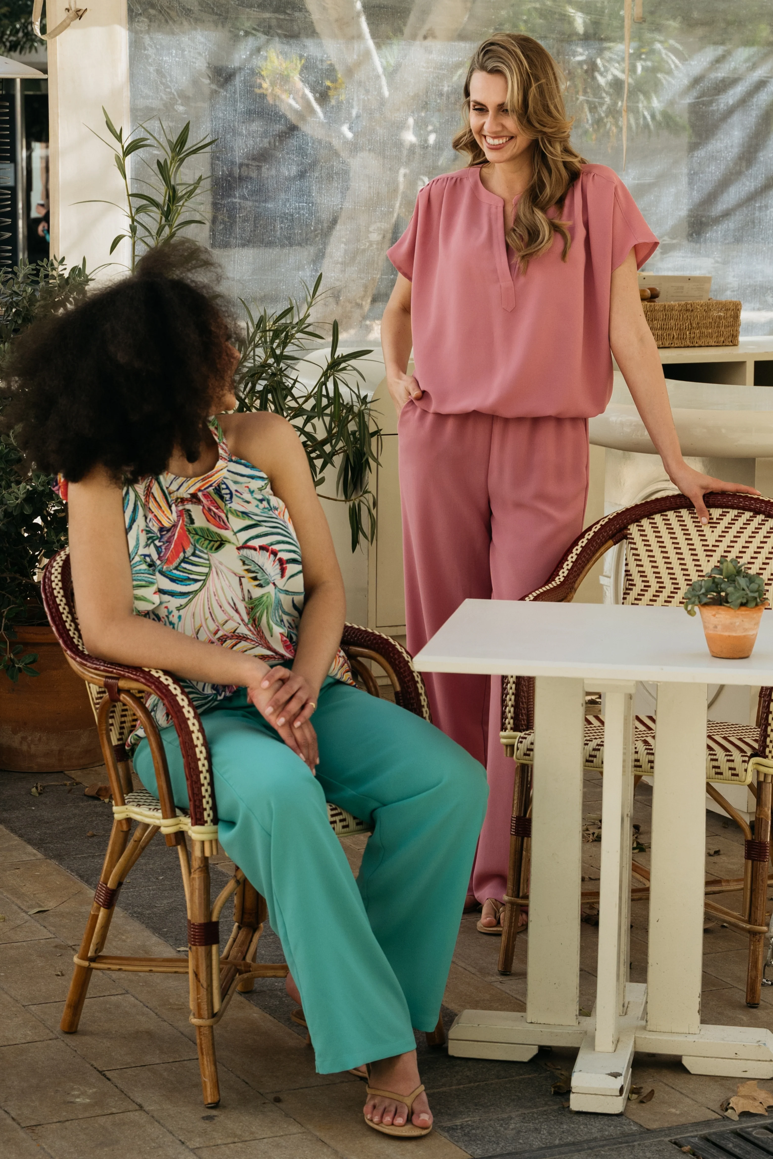 Top Nola Vintage Pink BL371 - Image 3