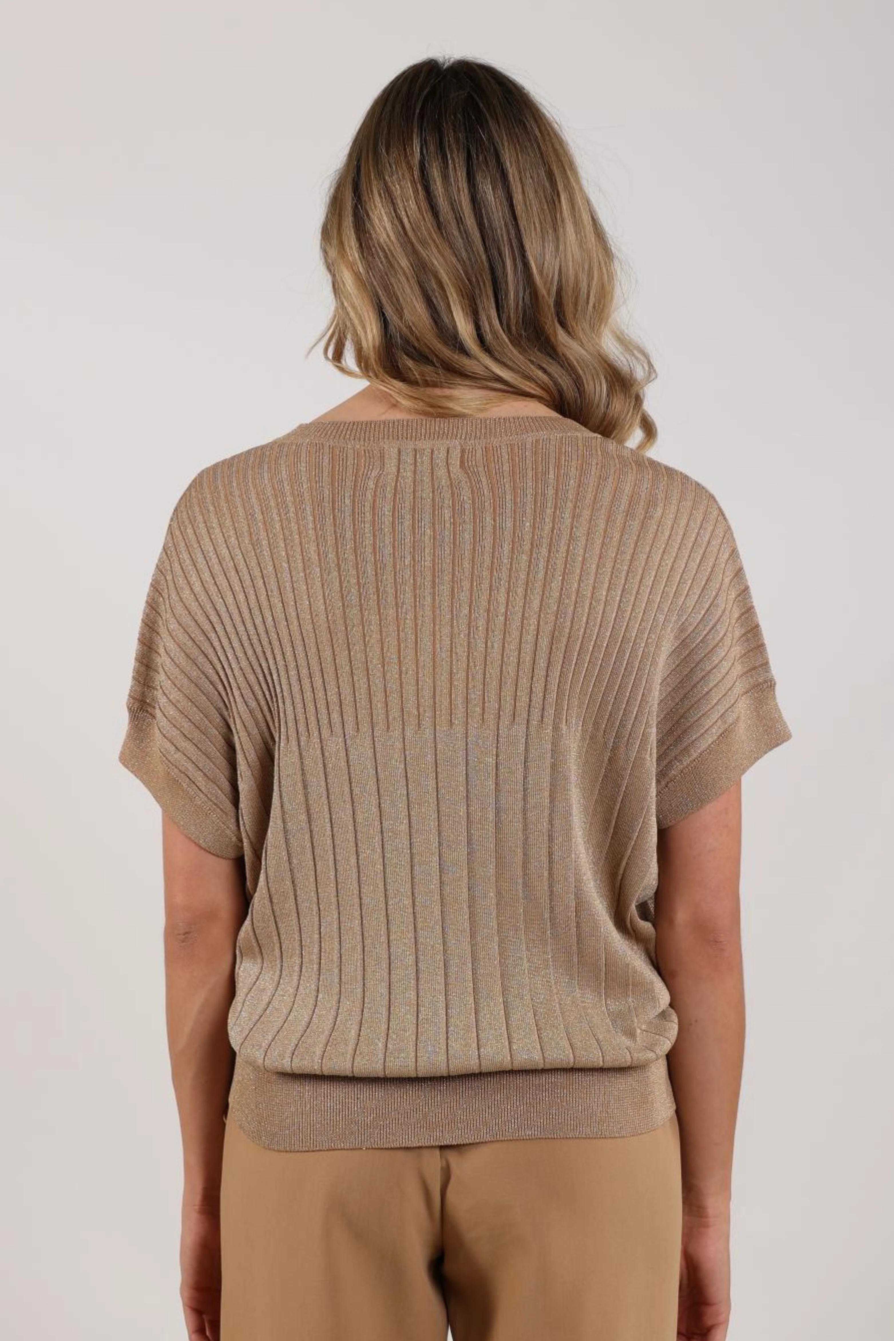 Top Raya Lurex Camel NKS01161 - Image 4