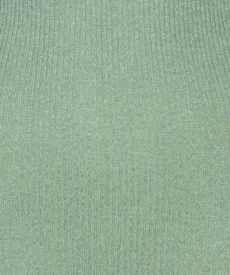 Top Ribbed Hook Lurex Soft Green HS26.27206 - Image 9