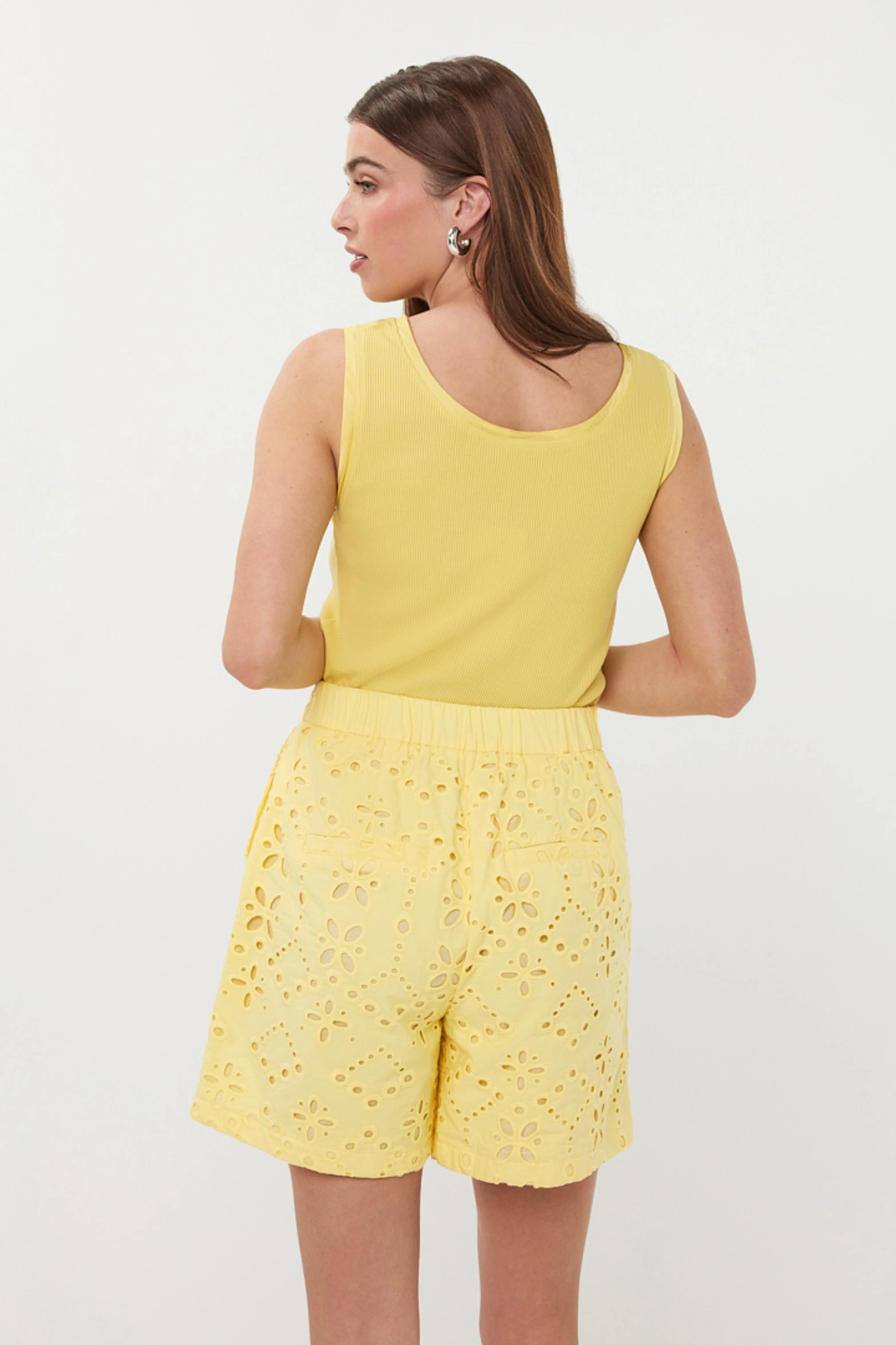 Top Satin Binding Rib Knit Lemon HS26.30208 - Image 4
