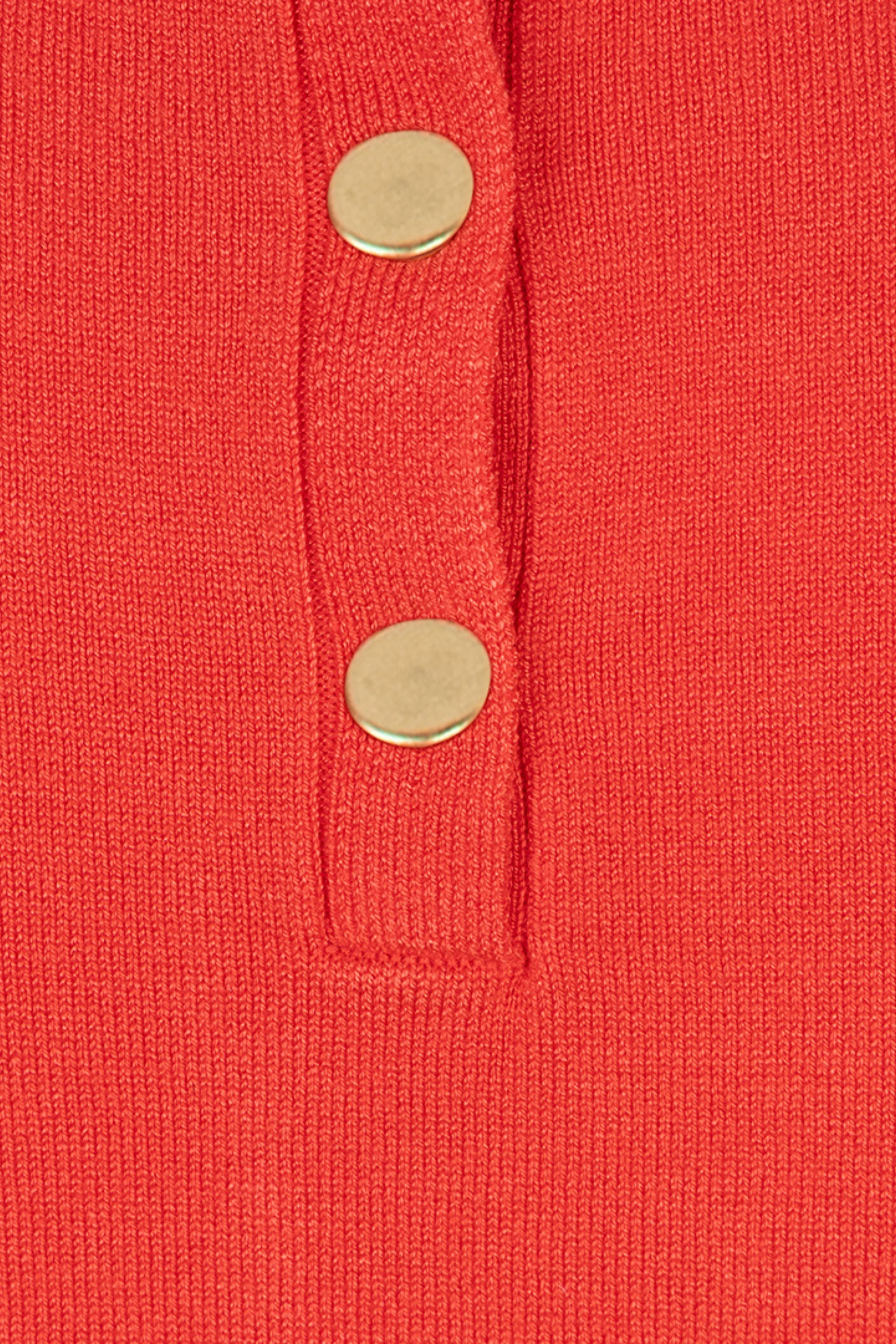 Top Sleeveless Basic Knit Chili Red SP26.07004 - Image 7
