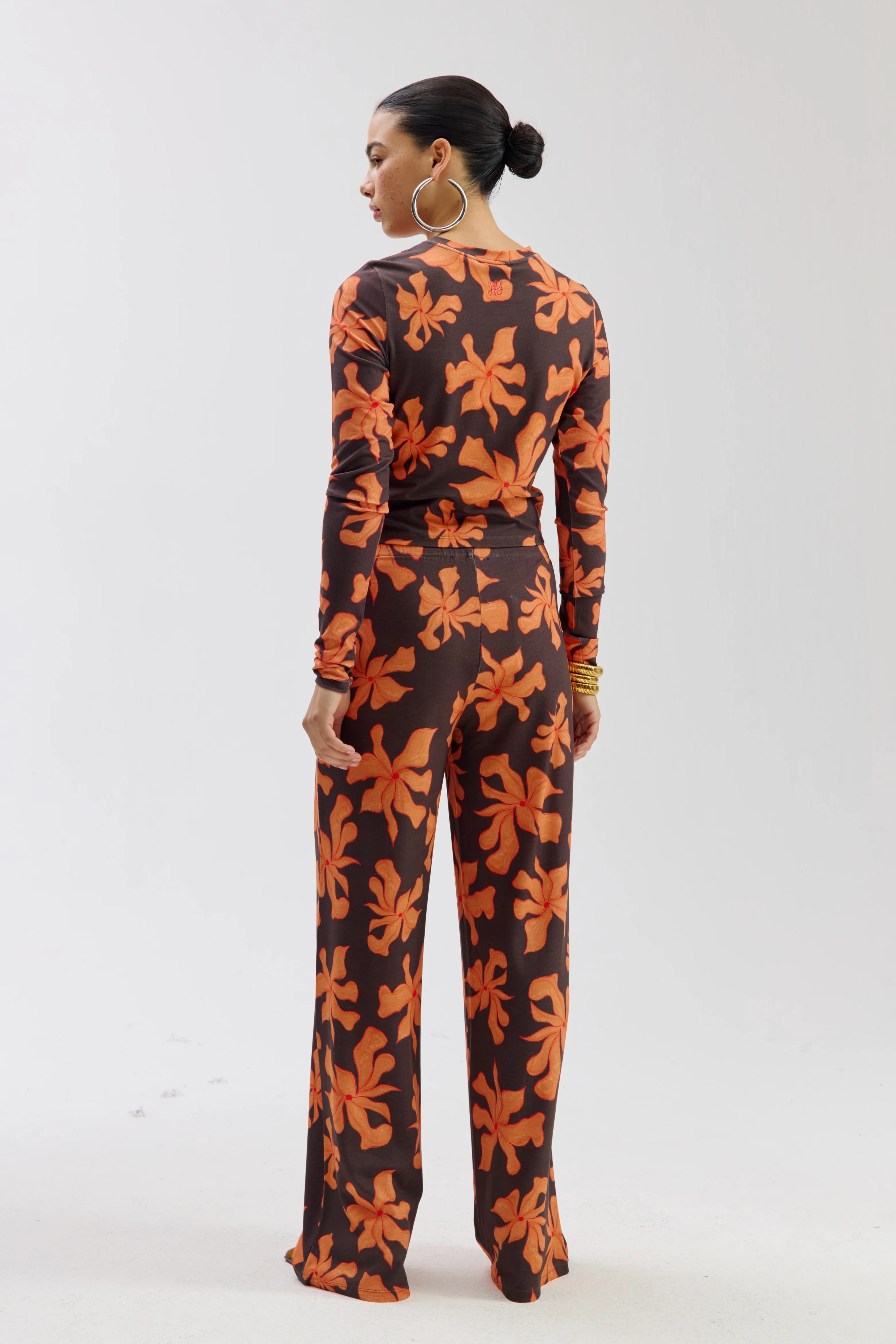 Top Steff Wild Flower Orange SS6T504 - Image 6