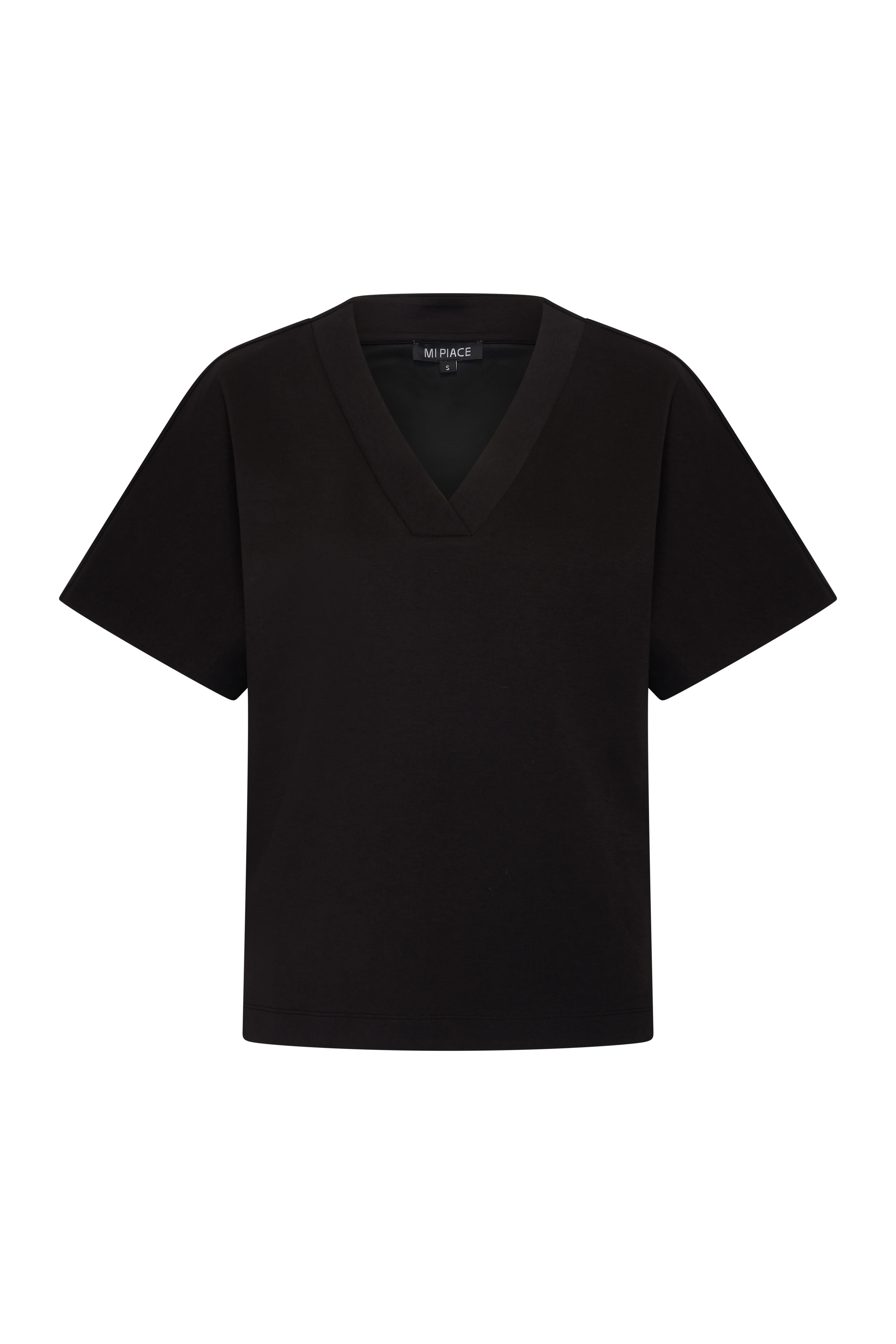 Top Sweat V-Neck Black 251040