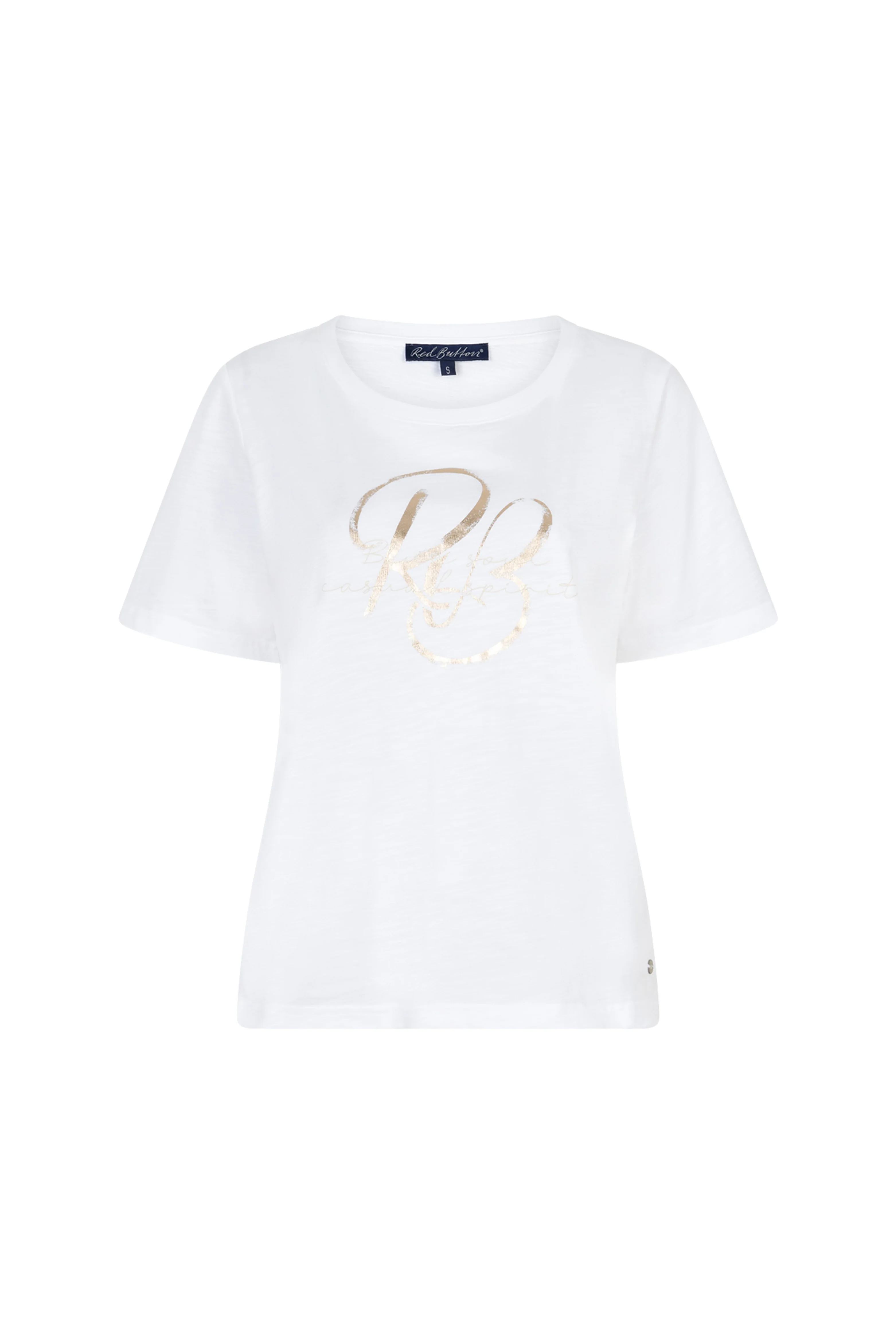 T-shirt Temmy Foil White Gold SRB4816 - Image 2