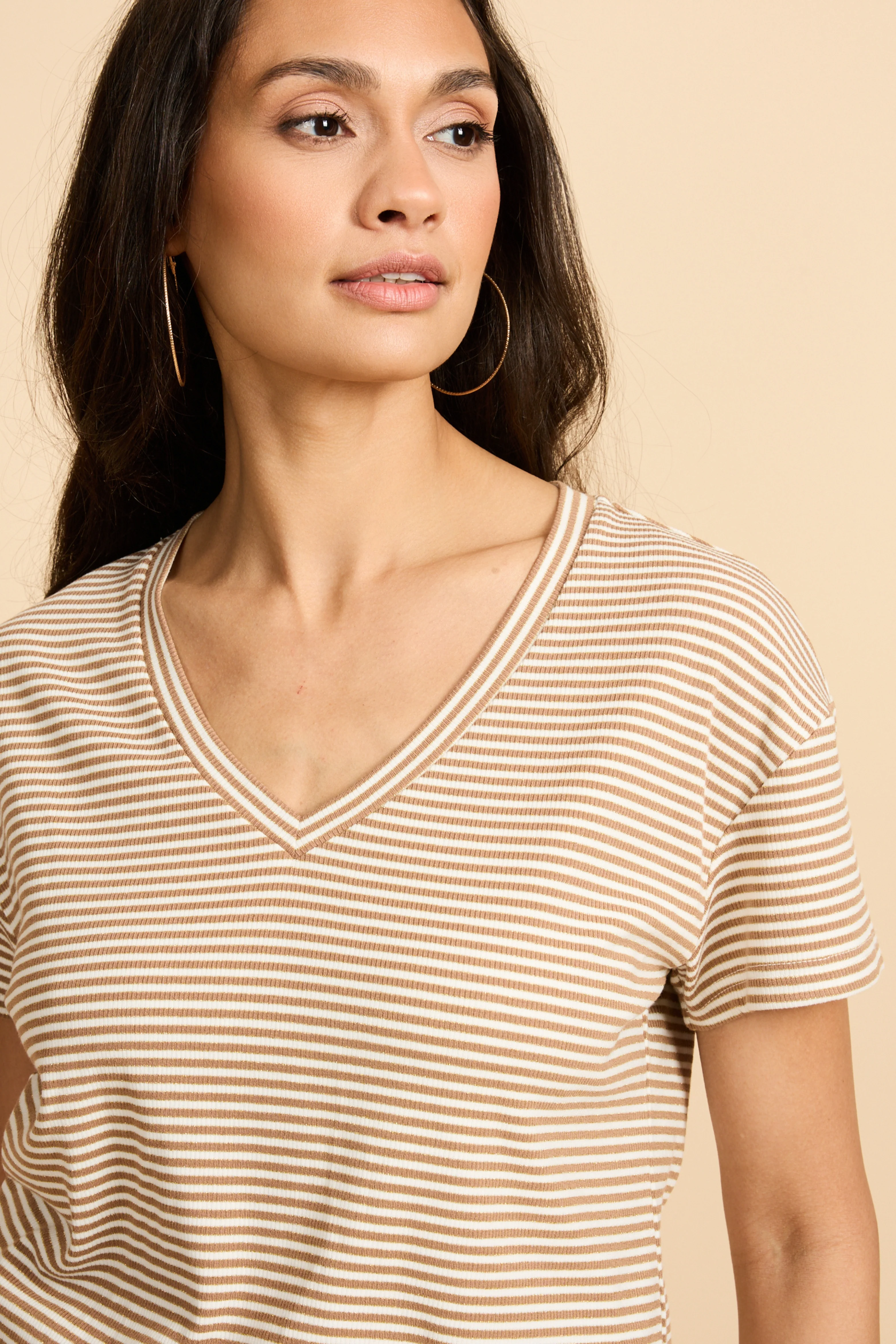 Top Tirza Kint Camel Offwhite - Image 3