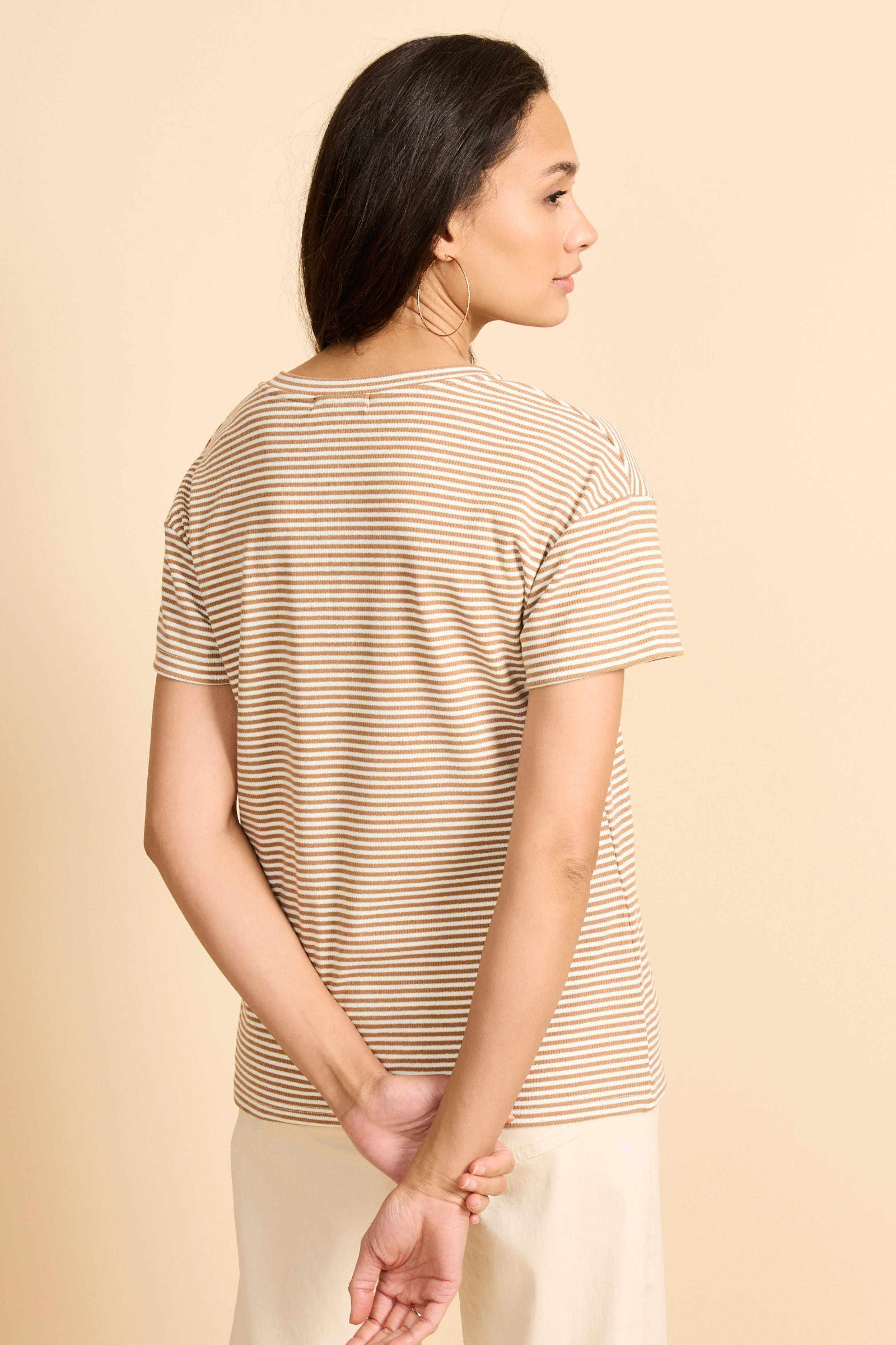 Top Tirza Kint Camel Offwhite - Image 5
