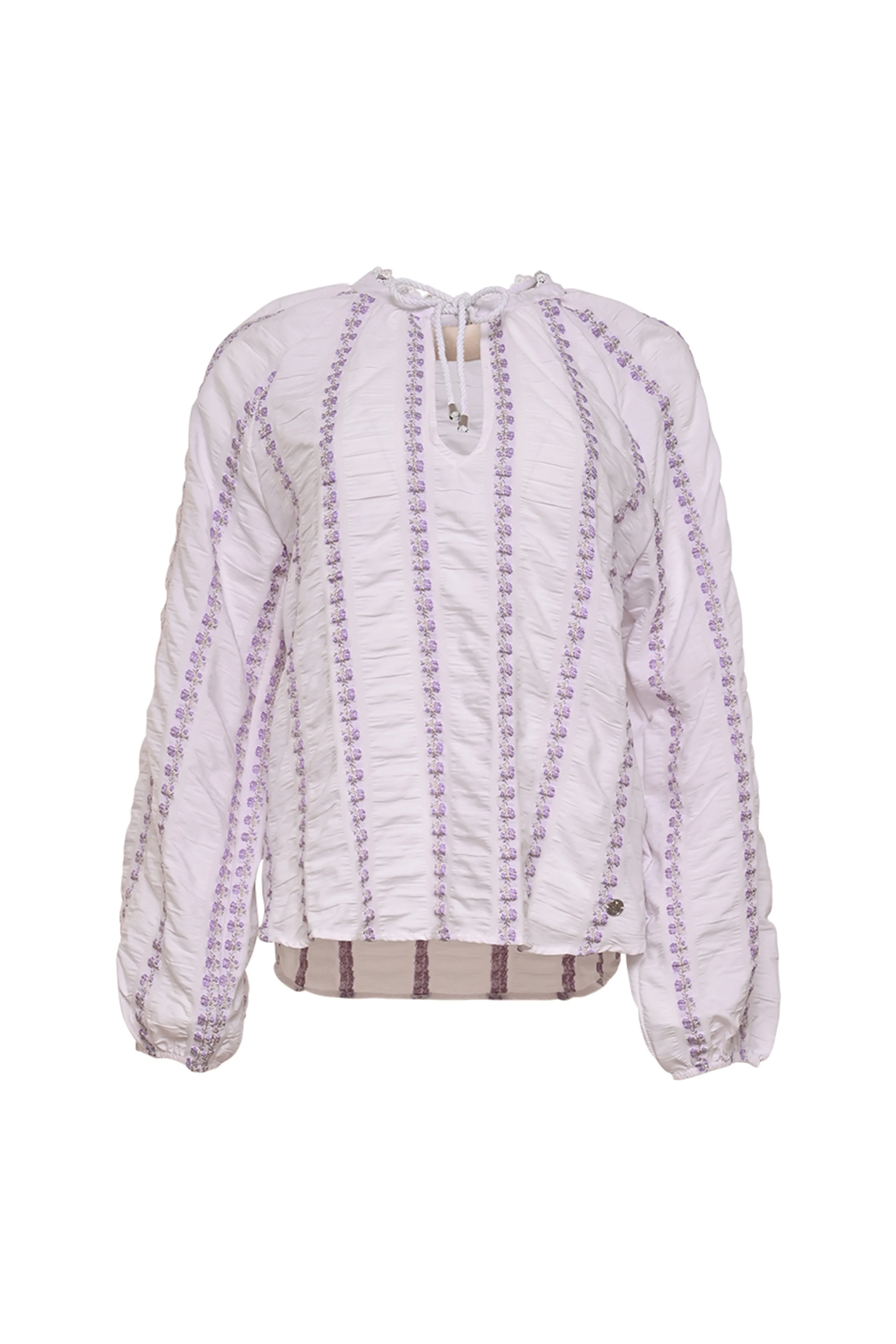 Top Totton Lilac Stripe - Image 2