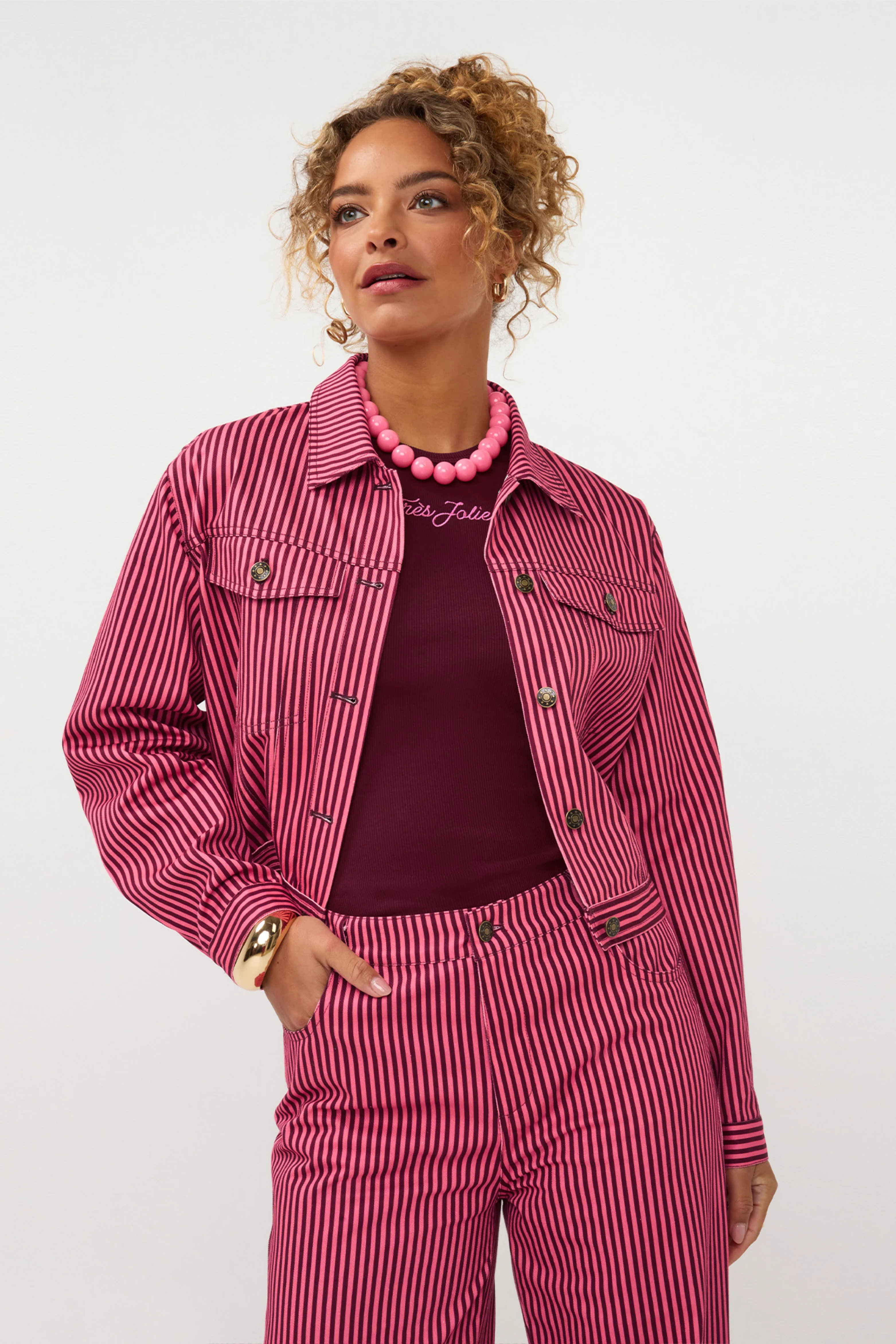 Top Très Jolie Burgundy - Image 6