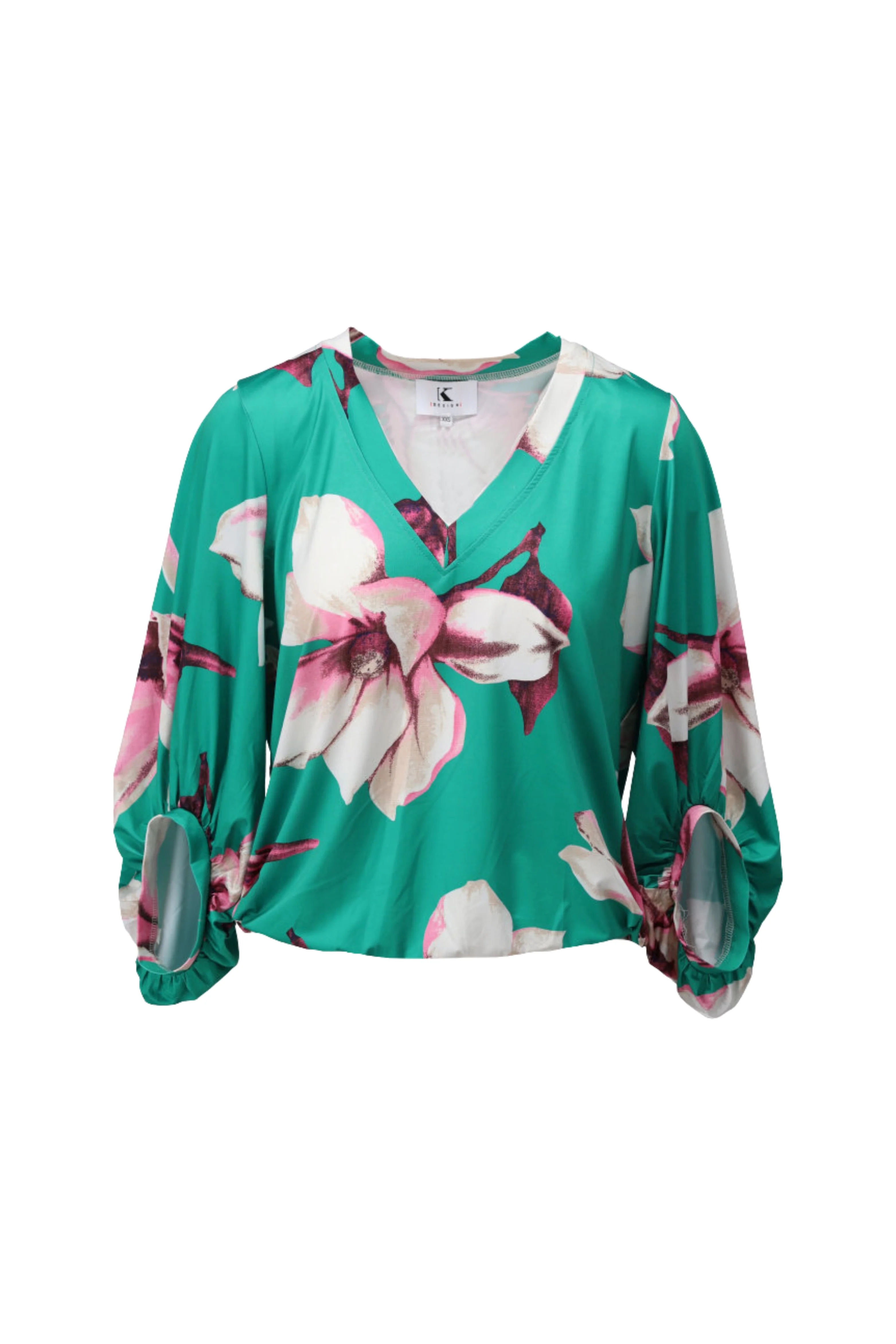 Top V-hals Met Design C102-P118