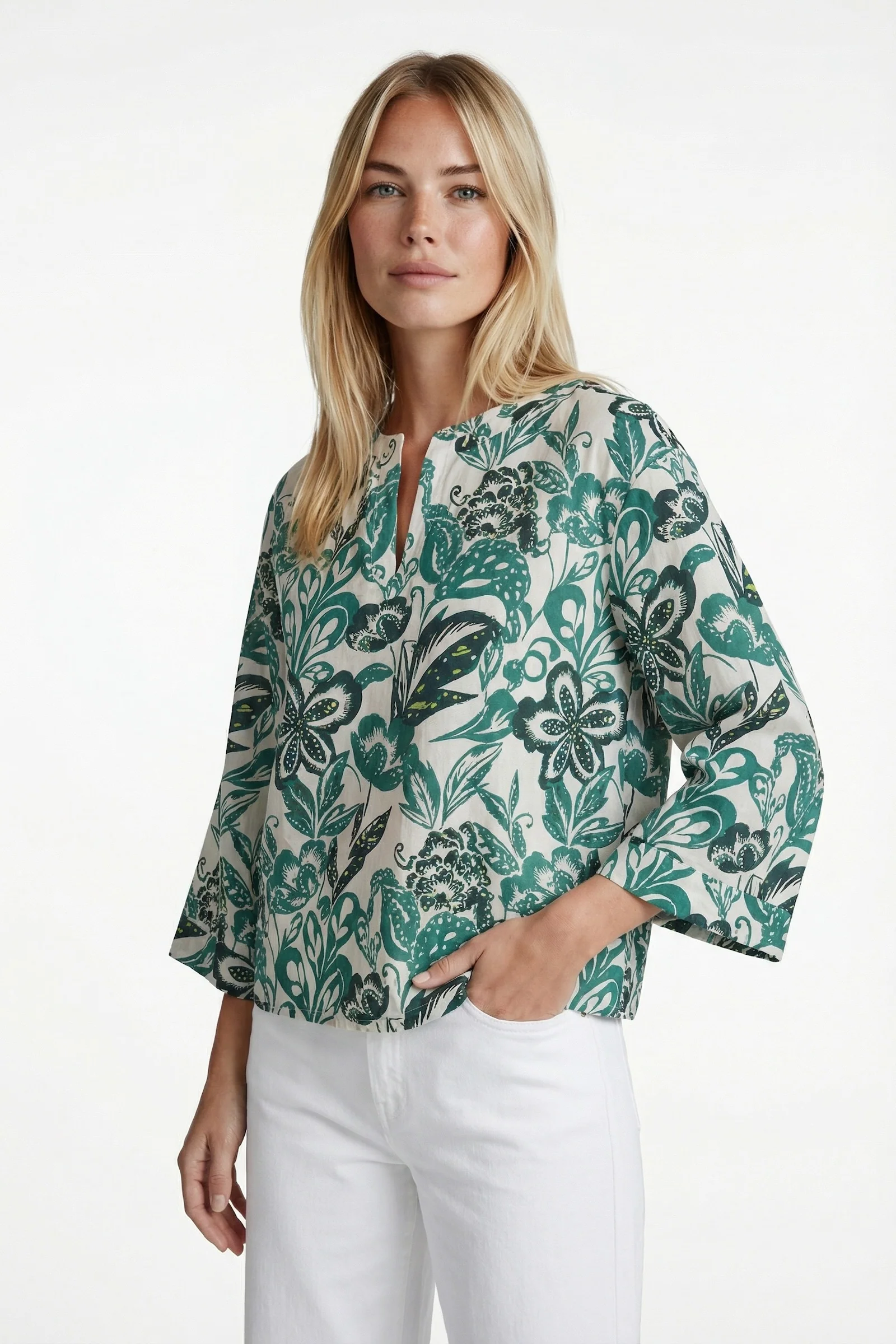 Top Wilhelmine Sand Vintage Green - Image 3