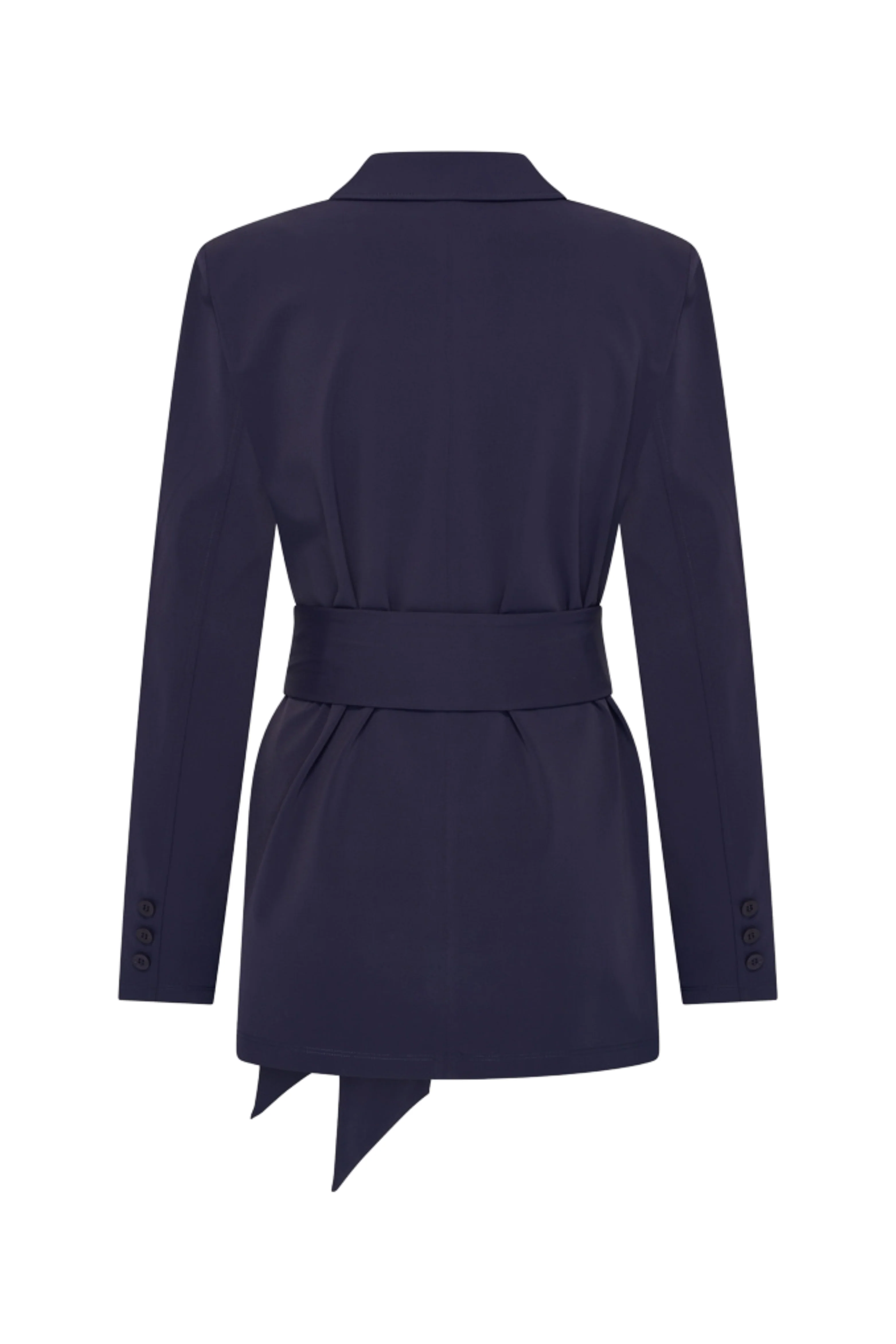 Travel Blazer Belted Navy 202823 - Image 3