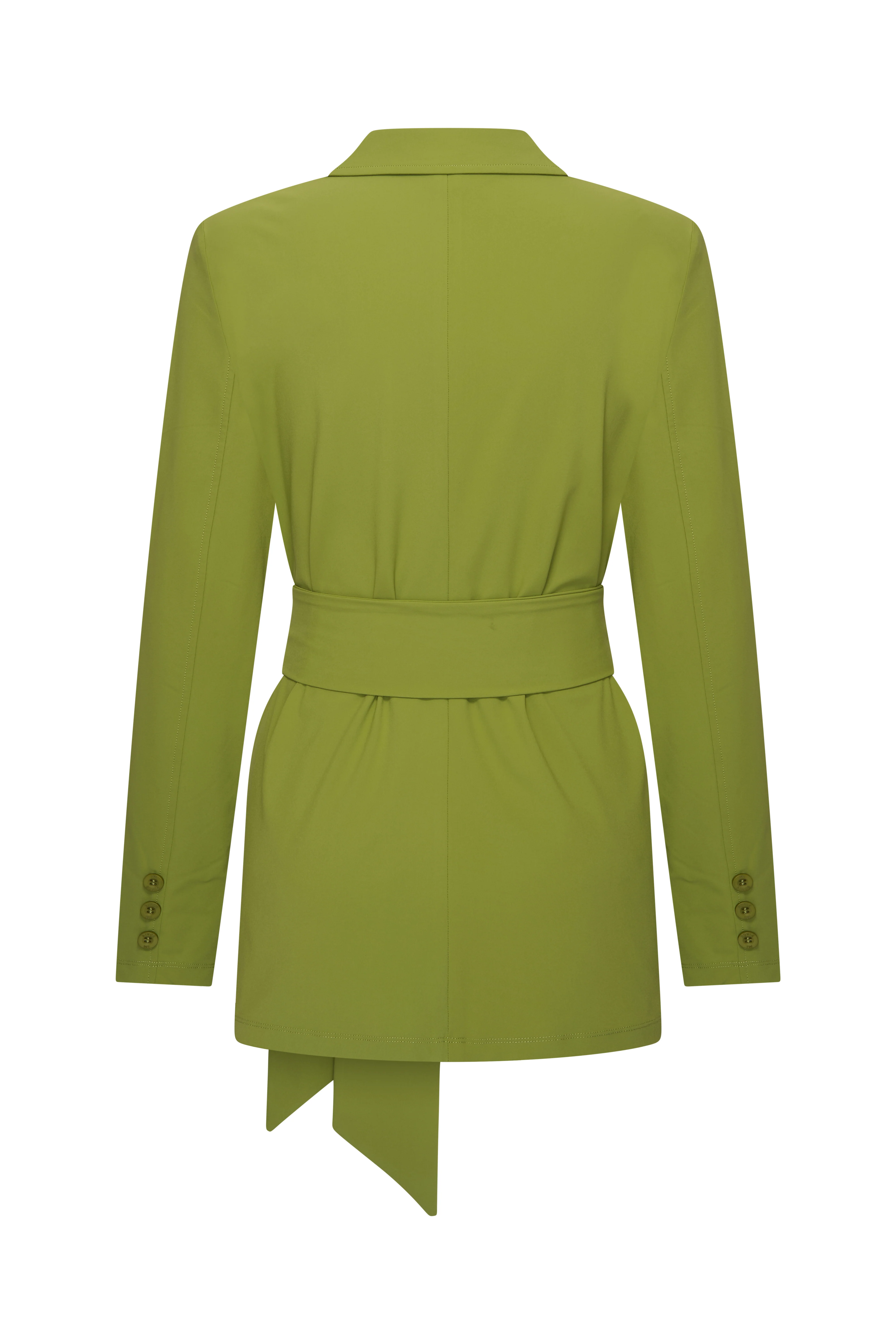 Travel Blazer Belted Turtle Green 202823 - Image 4