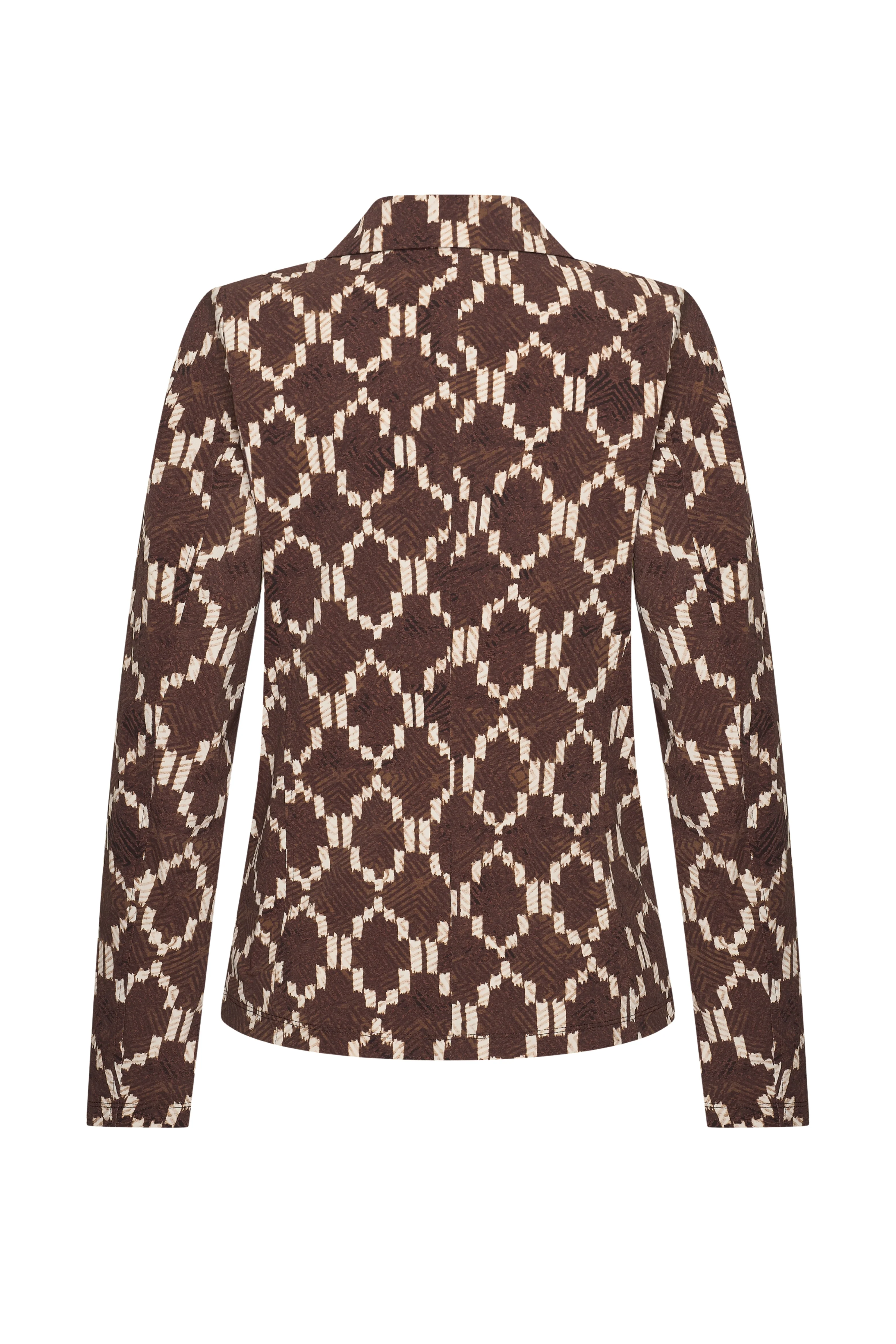 Travel Blazer Ikat Print Espresso 202015 - Image 4