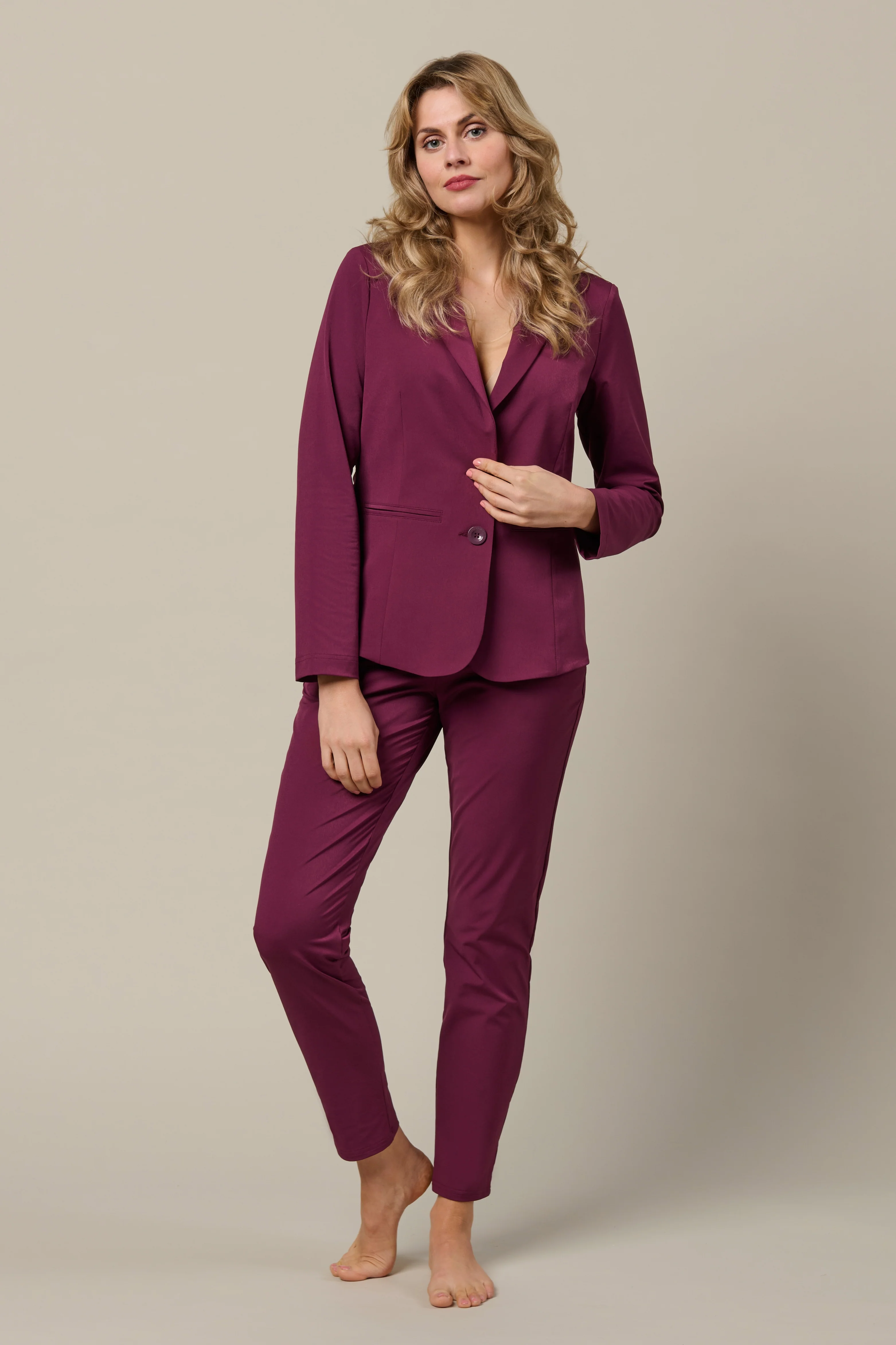 Travel Blazer Phileine Plum BZ110-2 - Image 2