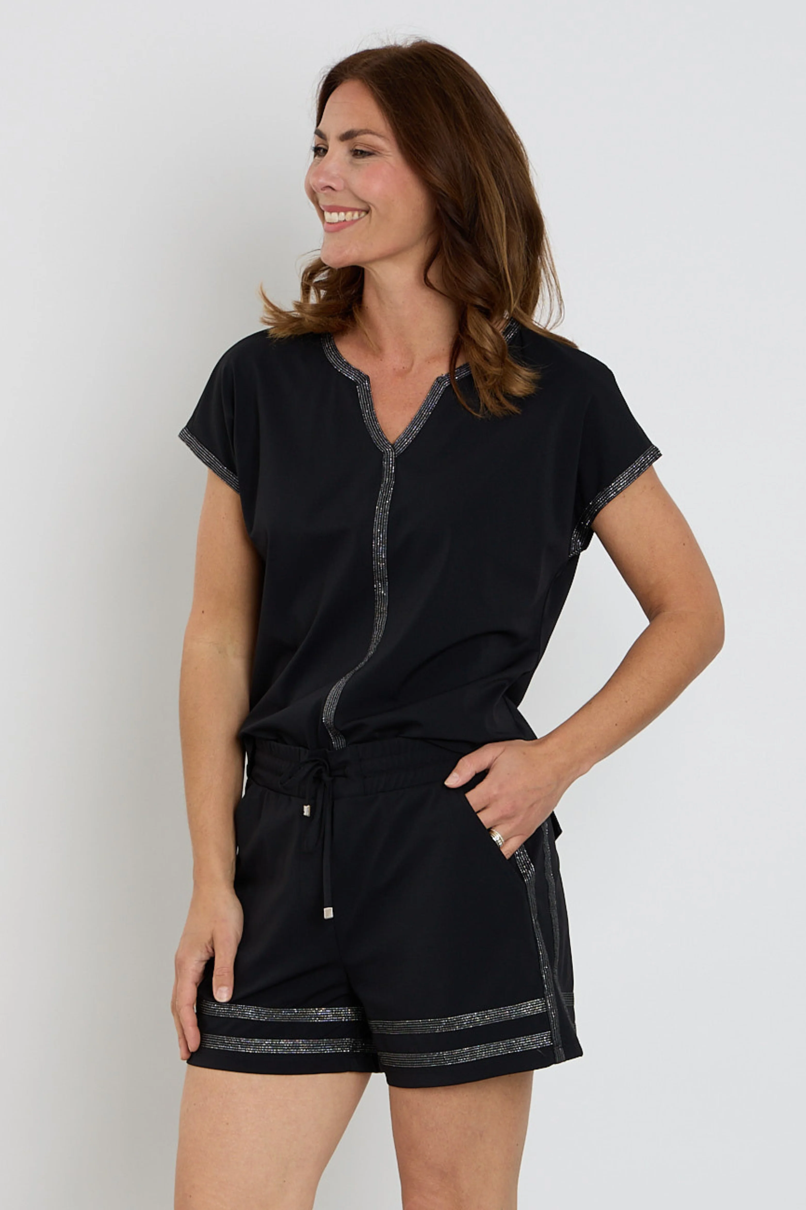 Travel Blouse Annika Black 263