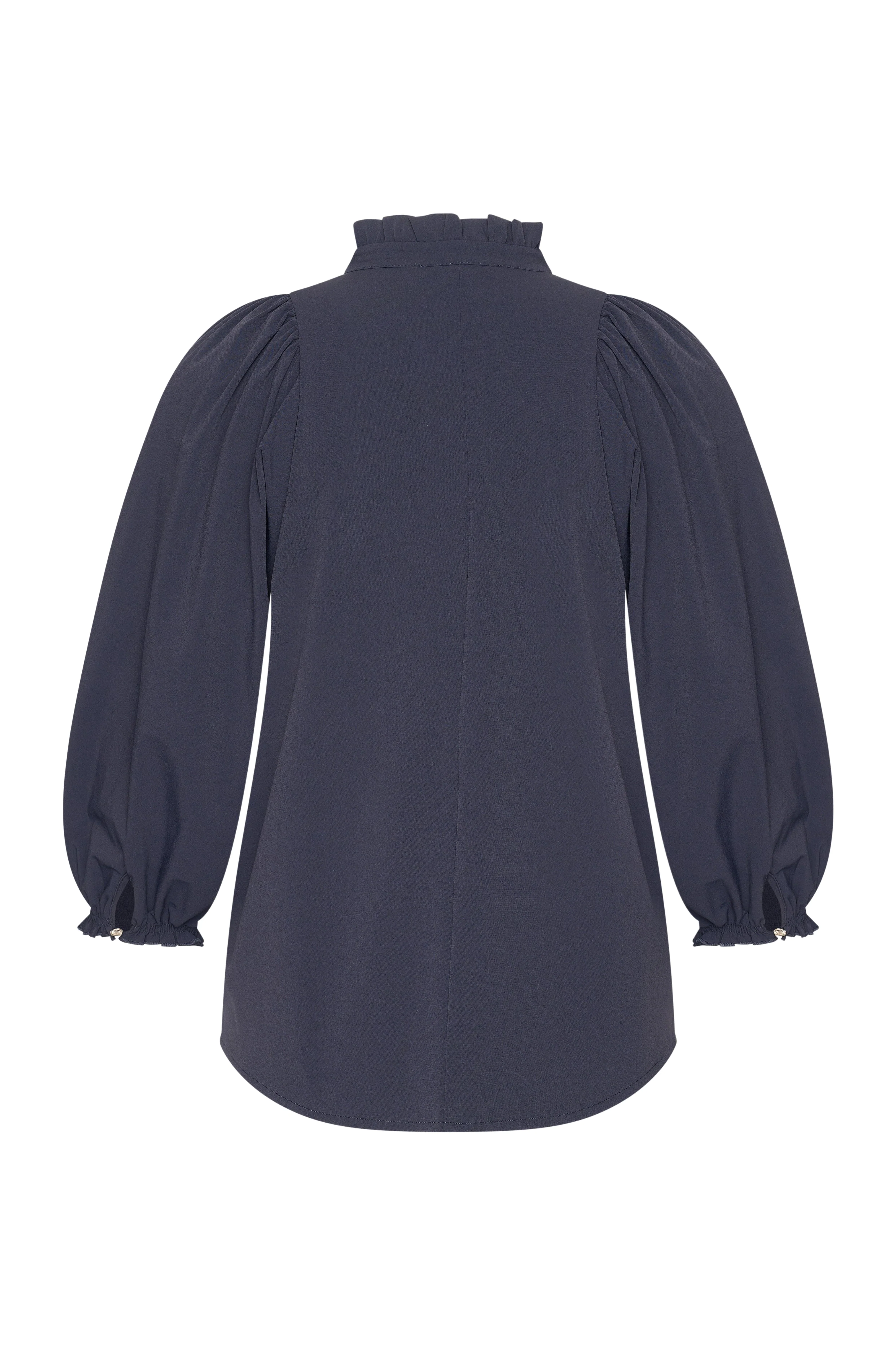 Travel Blouse Ballon Mouw Navy 202532 - Image 3