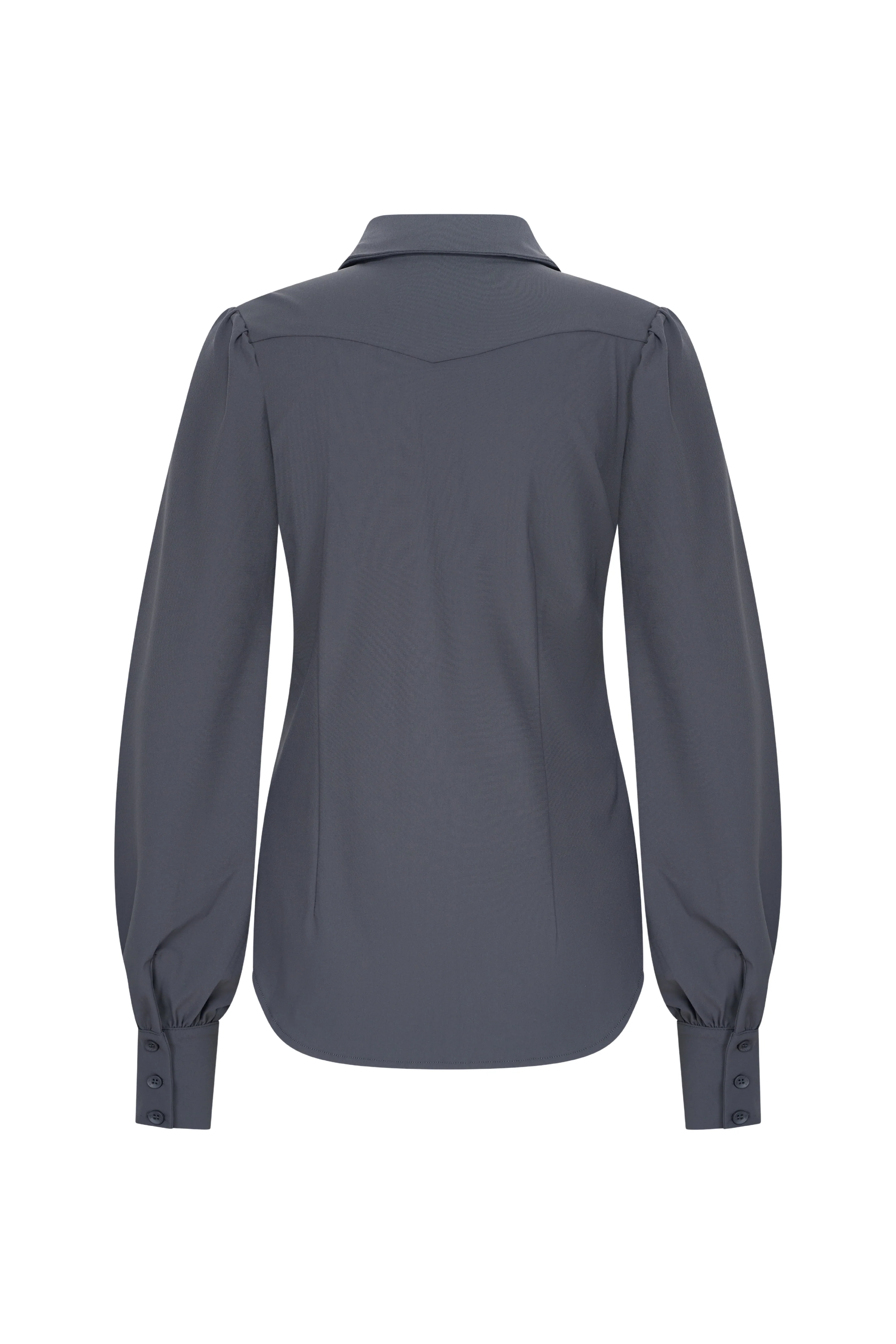 Travel Blouse Dark Grey 202037 - Image 4
