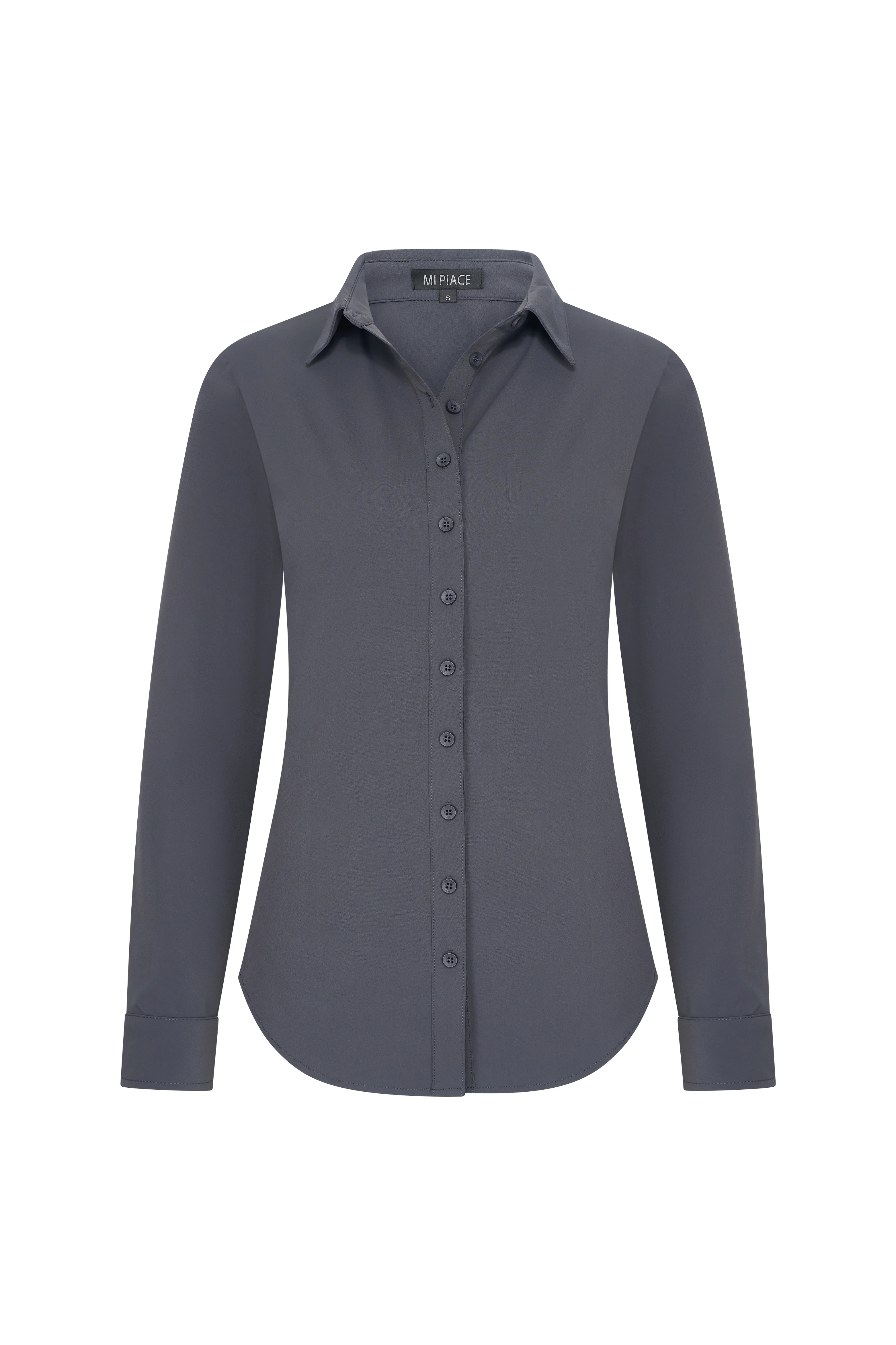 Travel Blouse Dark Grey 60840 - Image 2