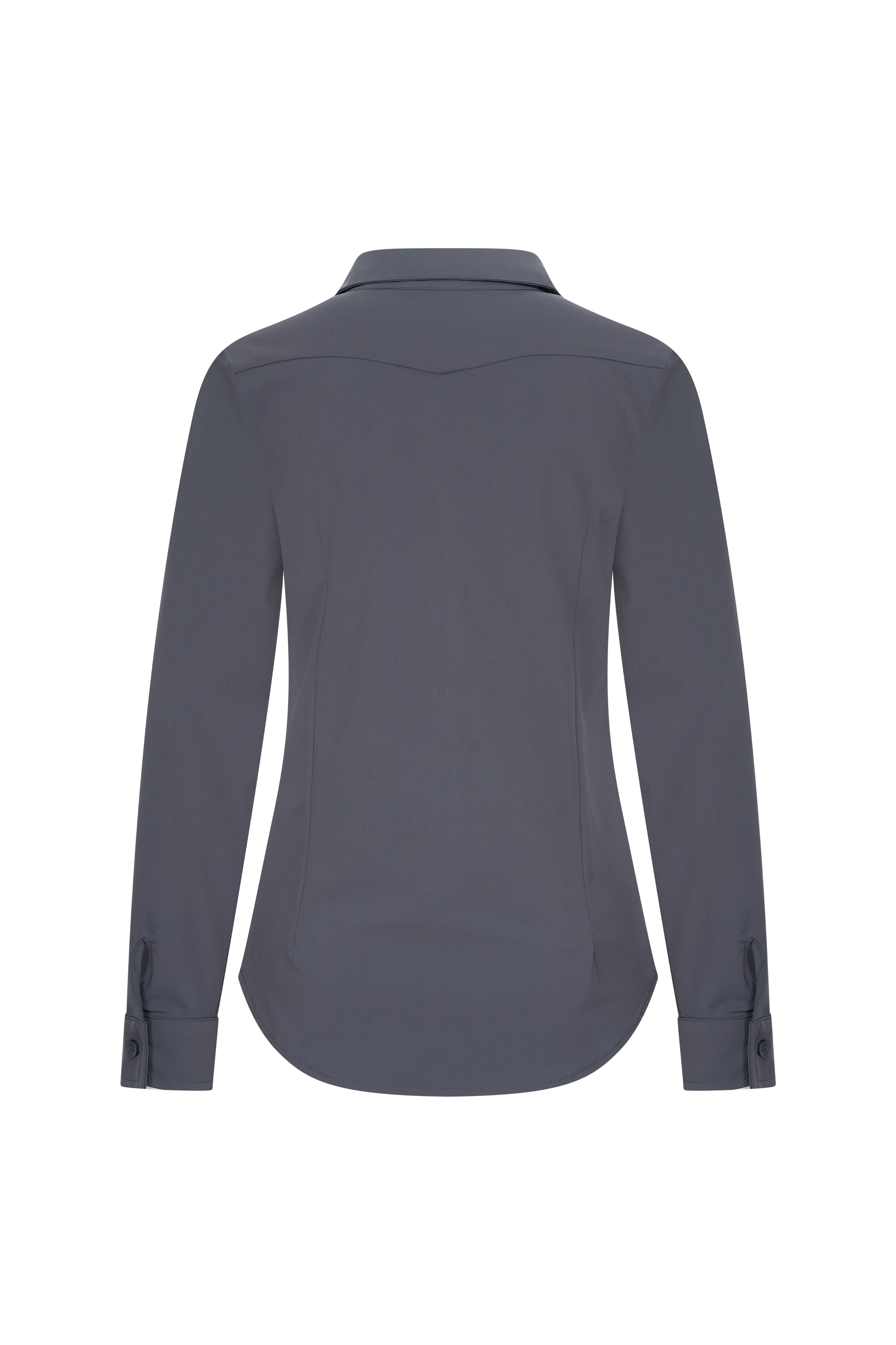 Travel Blouse Dark Grey 60840 - Image 3