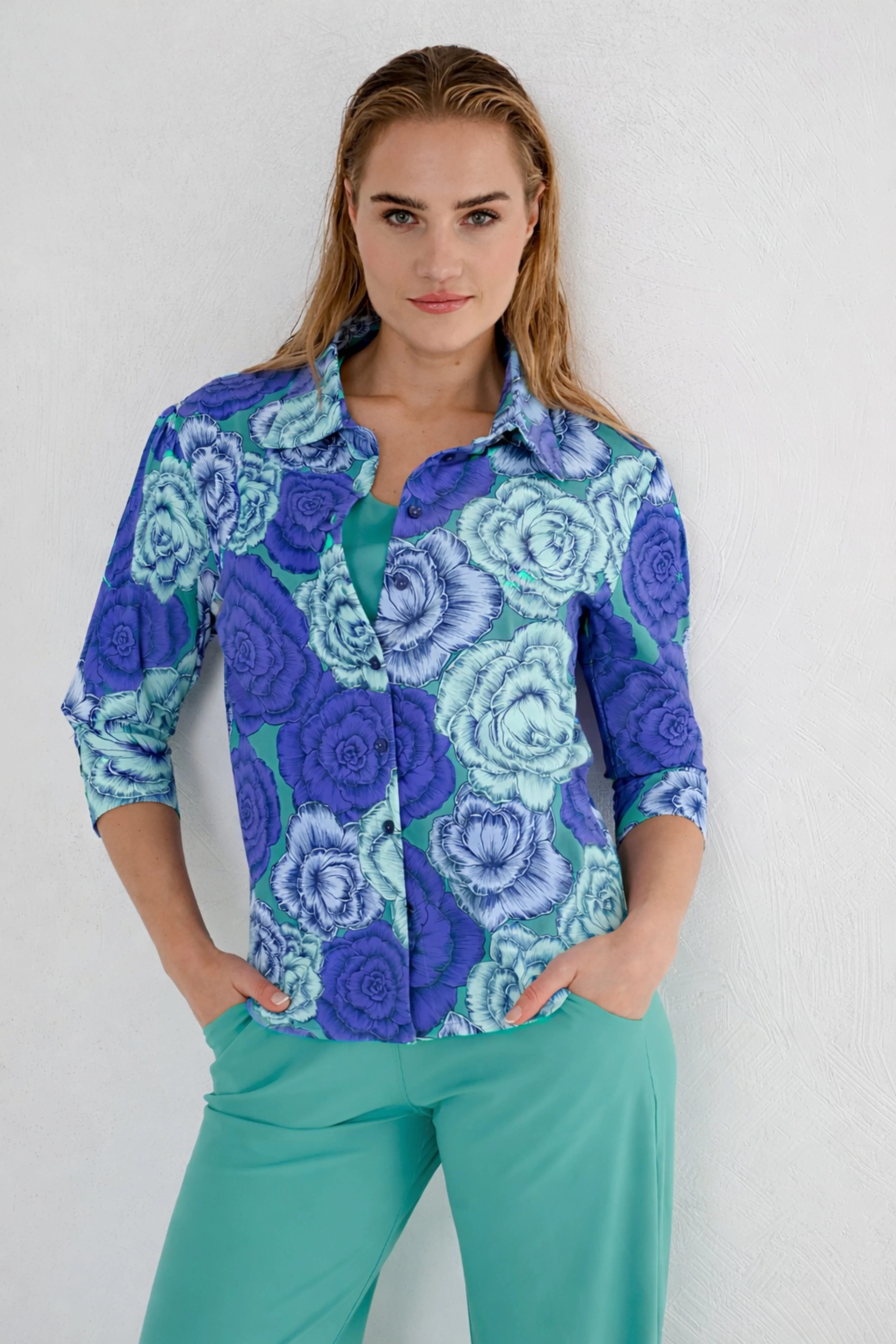 Travel Blouse Ellerie Bright Flower