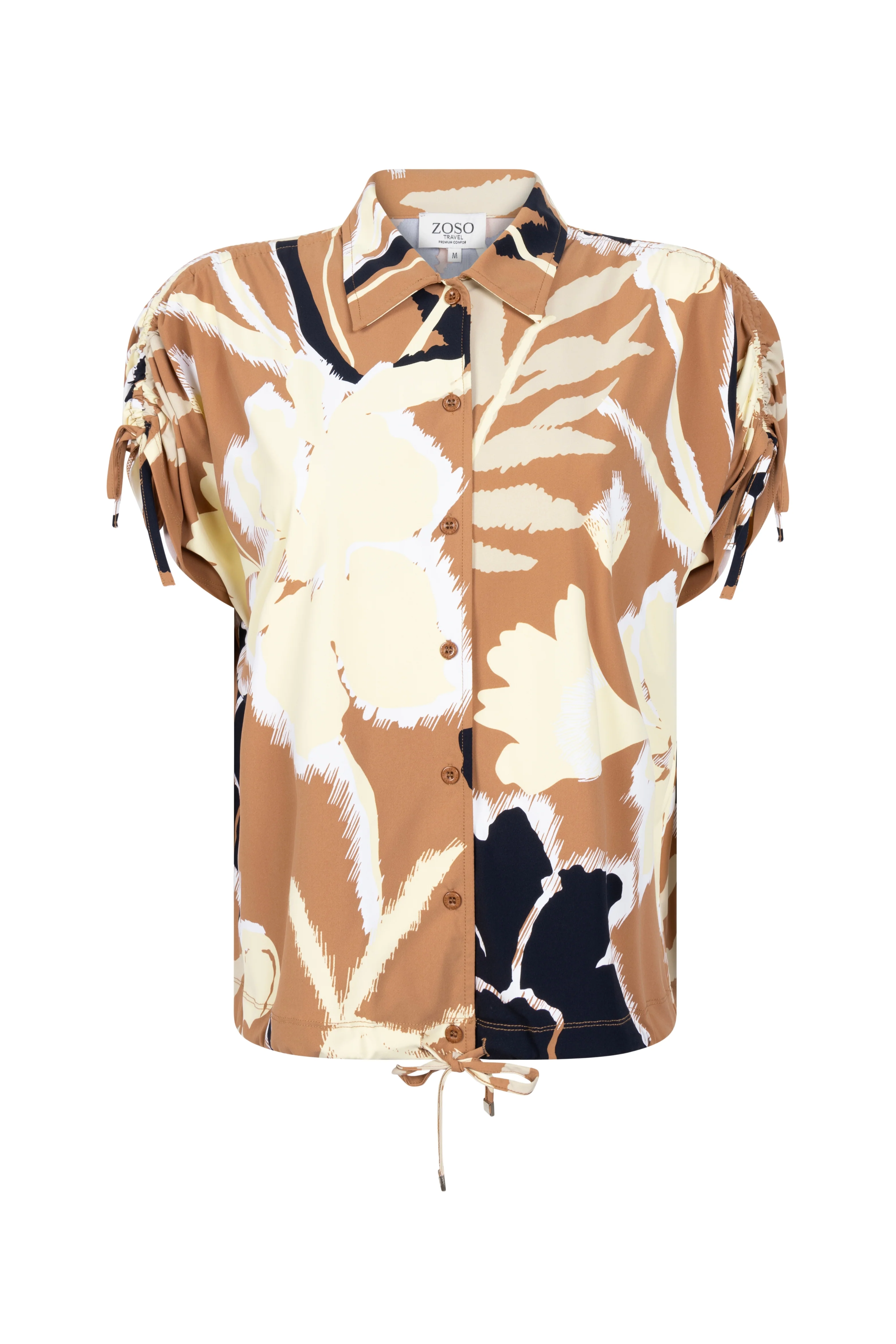Travel Blouse Georgina Summer Camel Yellow 262 - Image 2