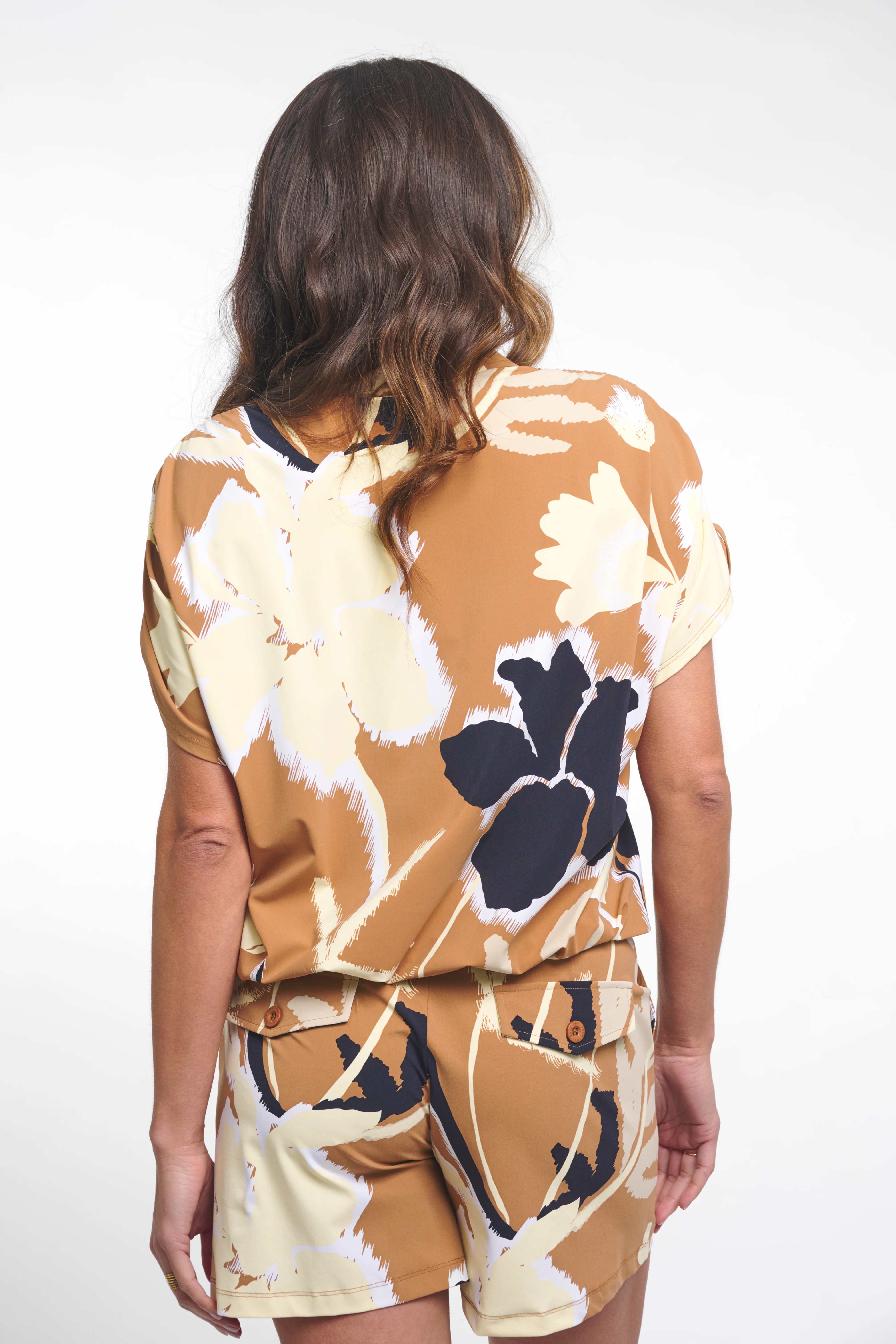 Travel Blouse Georgina Summer Camel Yellow 262 - Image 4