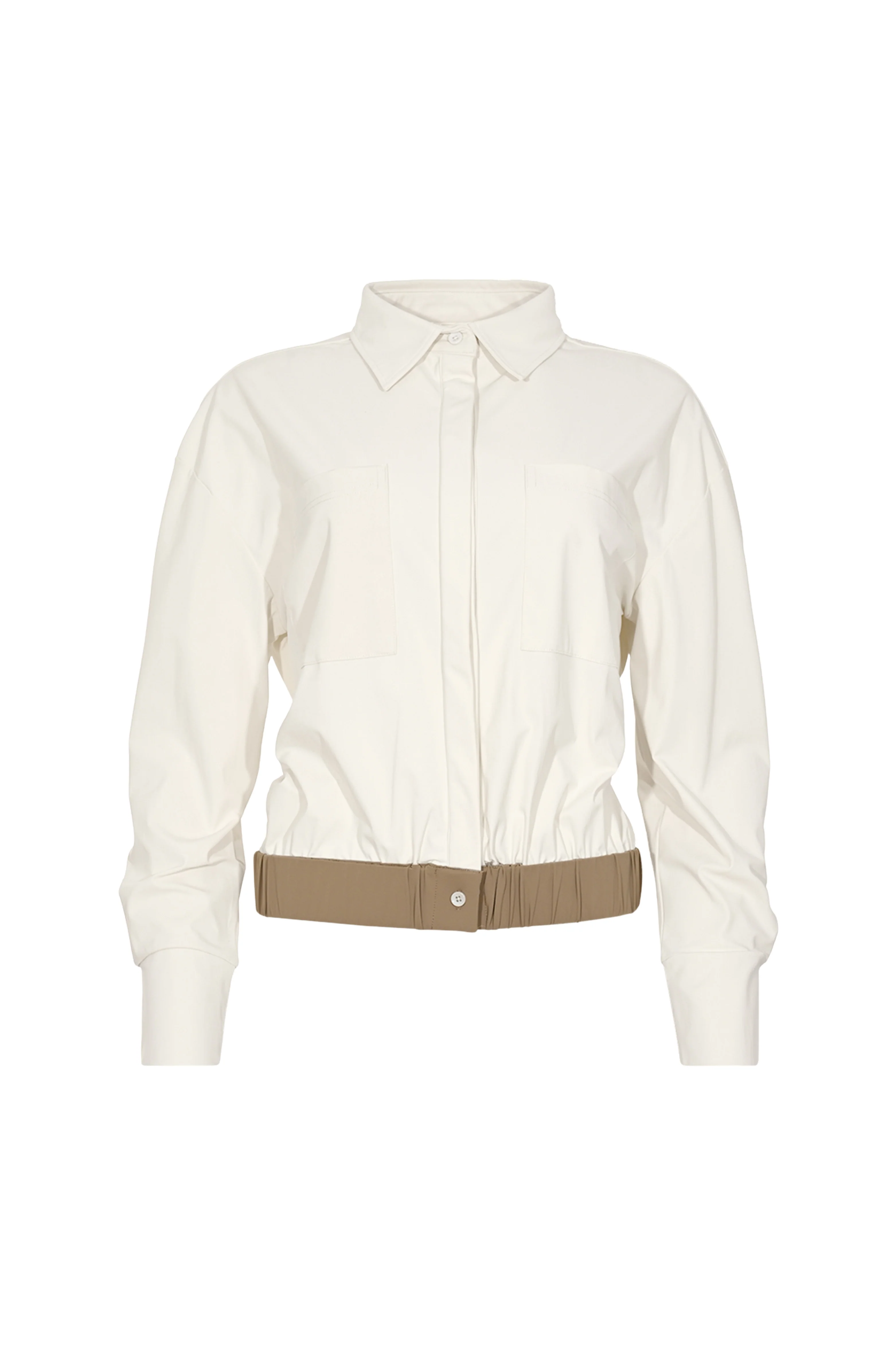 Travel Blouse Nady Offwhite Light Sand - Image 2