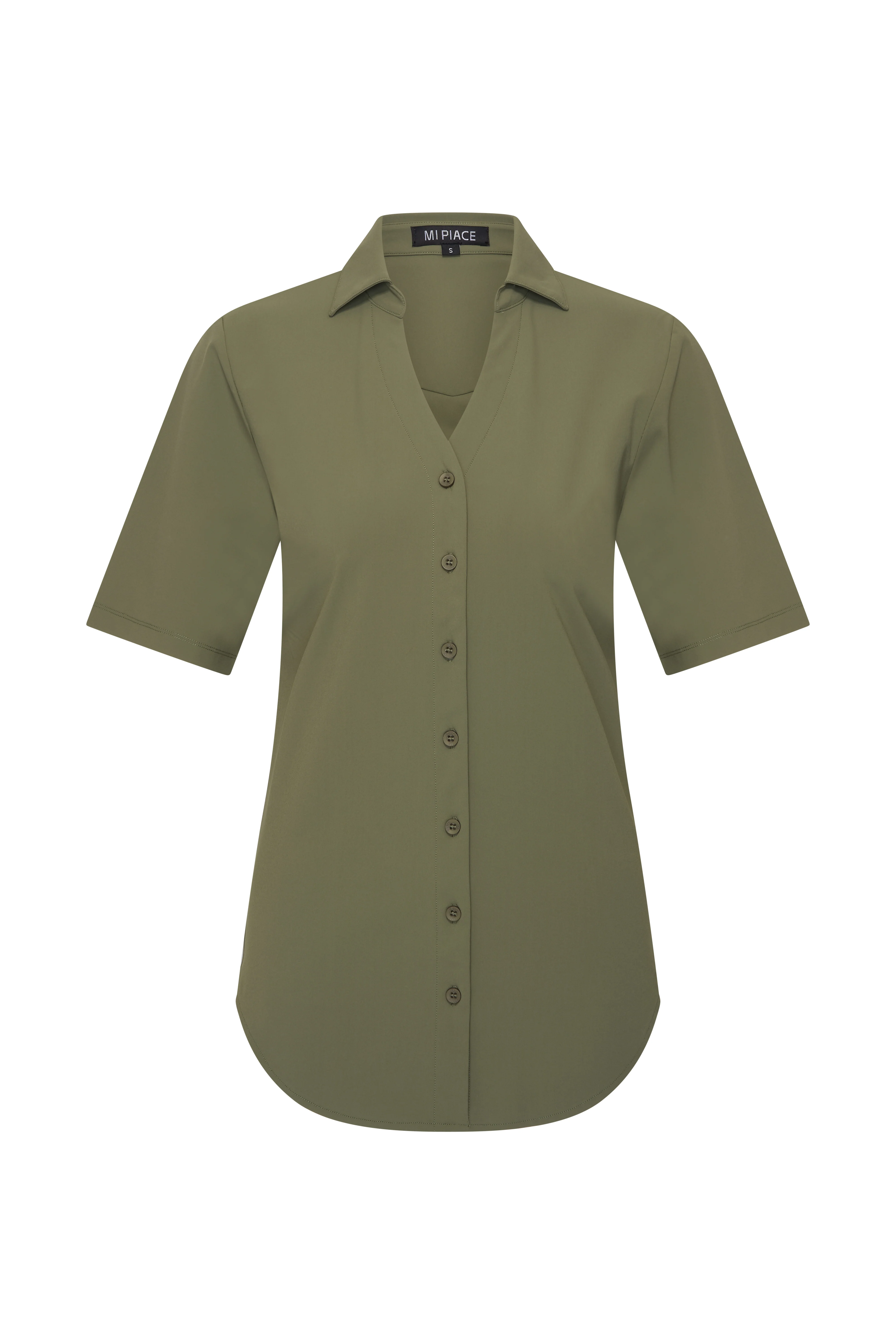 Travel Blouse Olive 202603