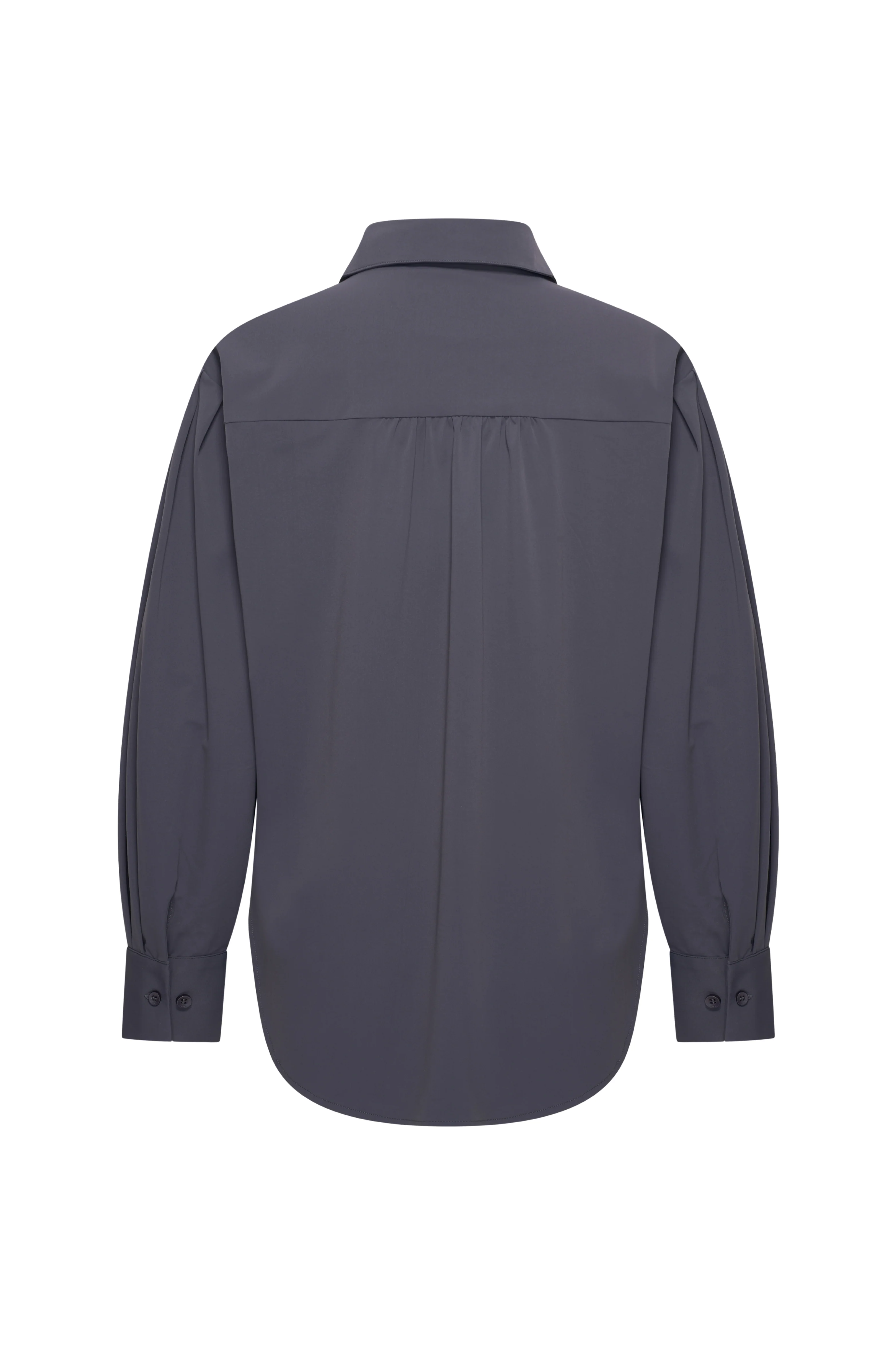 Travel Blouse Oversized Dark Grey 202524 - Image 3