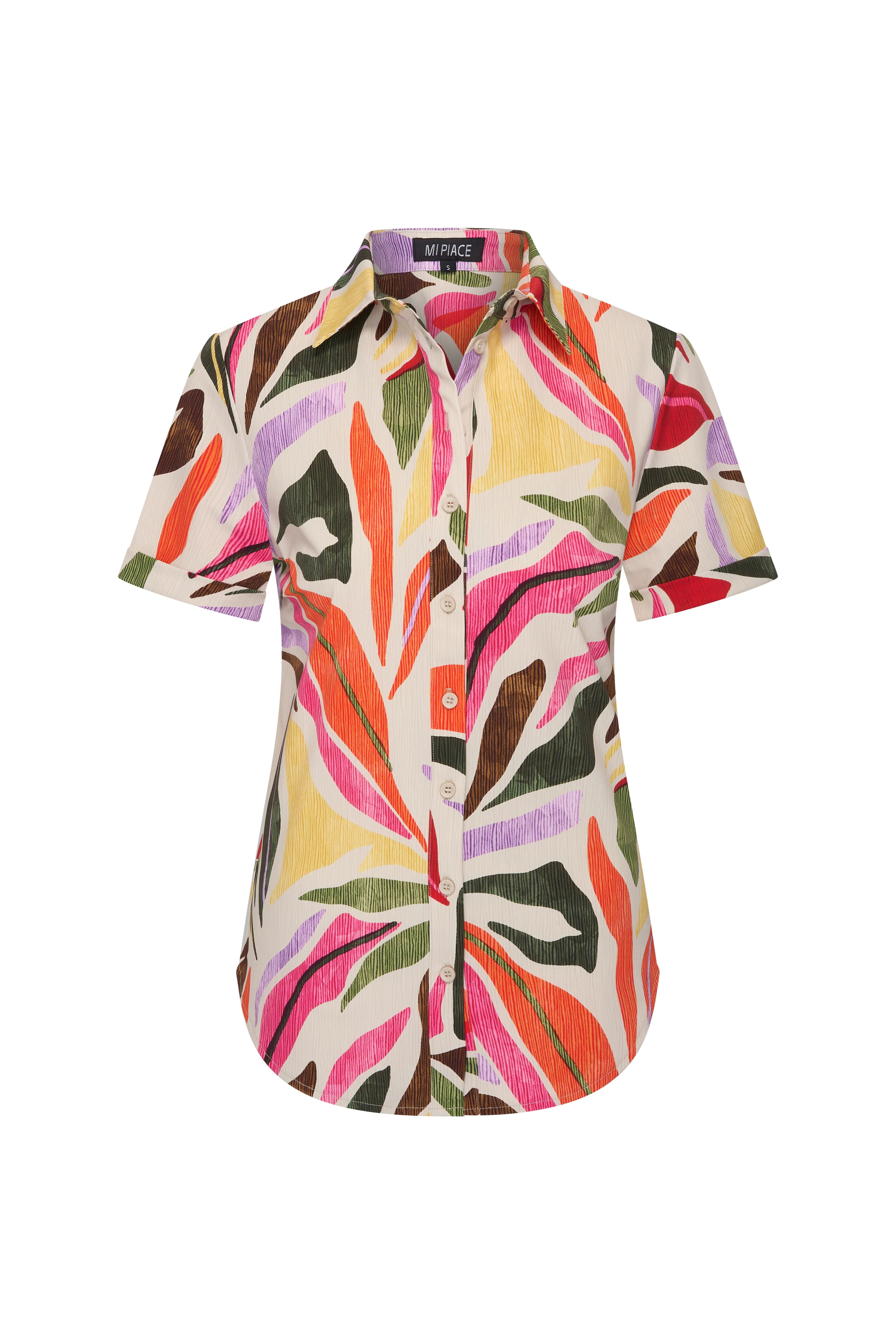 Travel Blouse Summer Leaf Dance Print Kit 202031 - Image 2