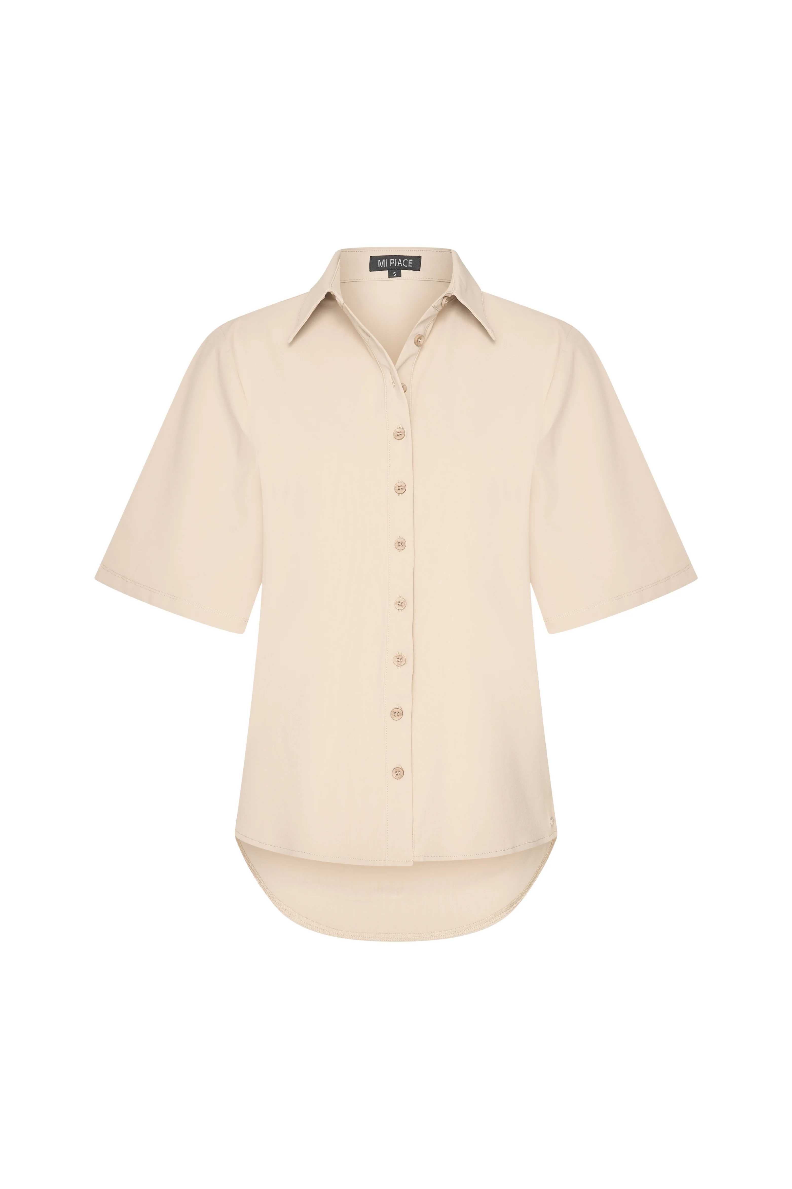 Travel Blouse Wijde Mouw Beige 202502 - Image 2